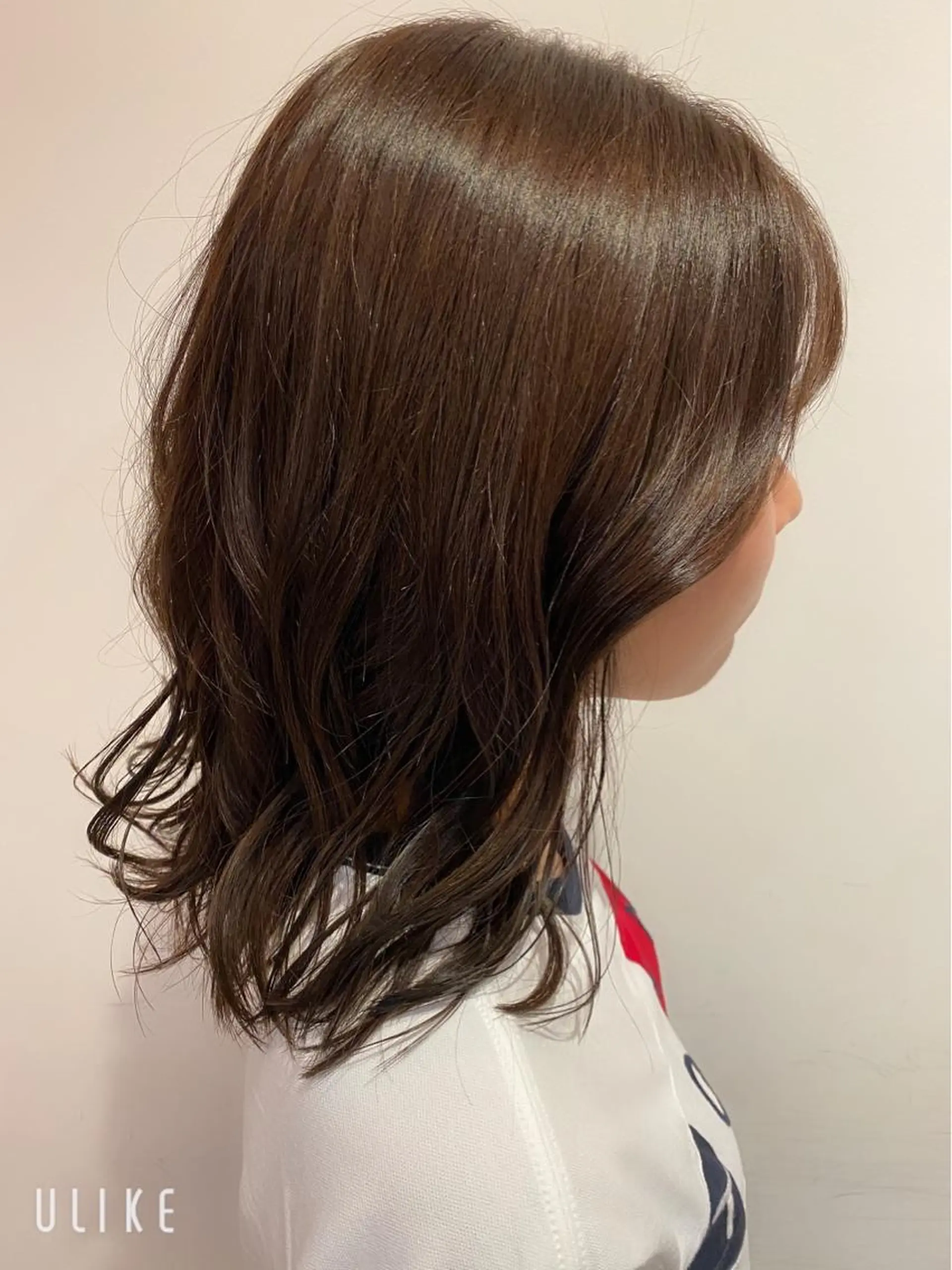 ミディアム カラー わかばやし ゆうこのヘアスタイル