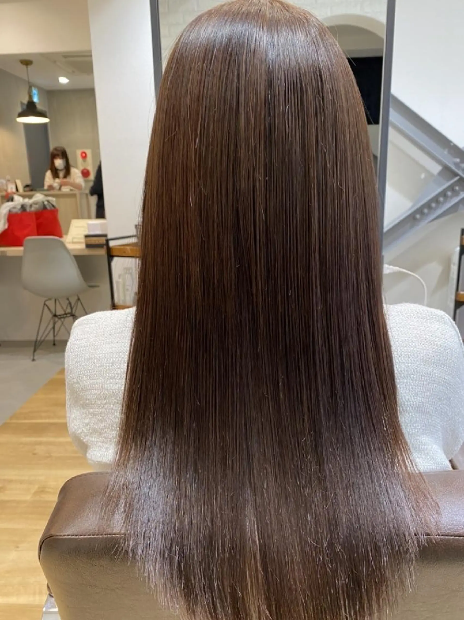 ロング 髪質改善 トリートメント 深夜まで営業中‼️ レム髪質改善のヘアスタイル