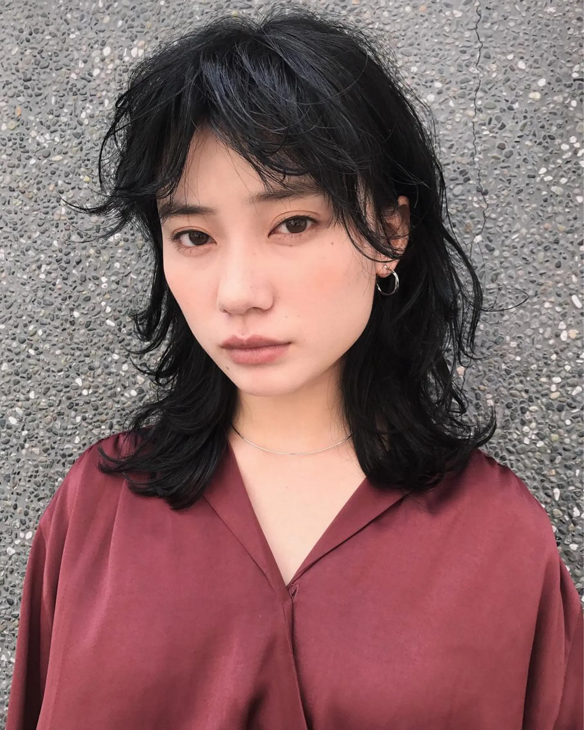 ミディアム カラー パーマ ヘアアレンジ グレージュ カット ヘアカラー トリートメント GOTODAY SHAiRE   SALON　青山所属・松田 亮葉のヘアスタイル