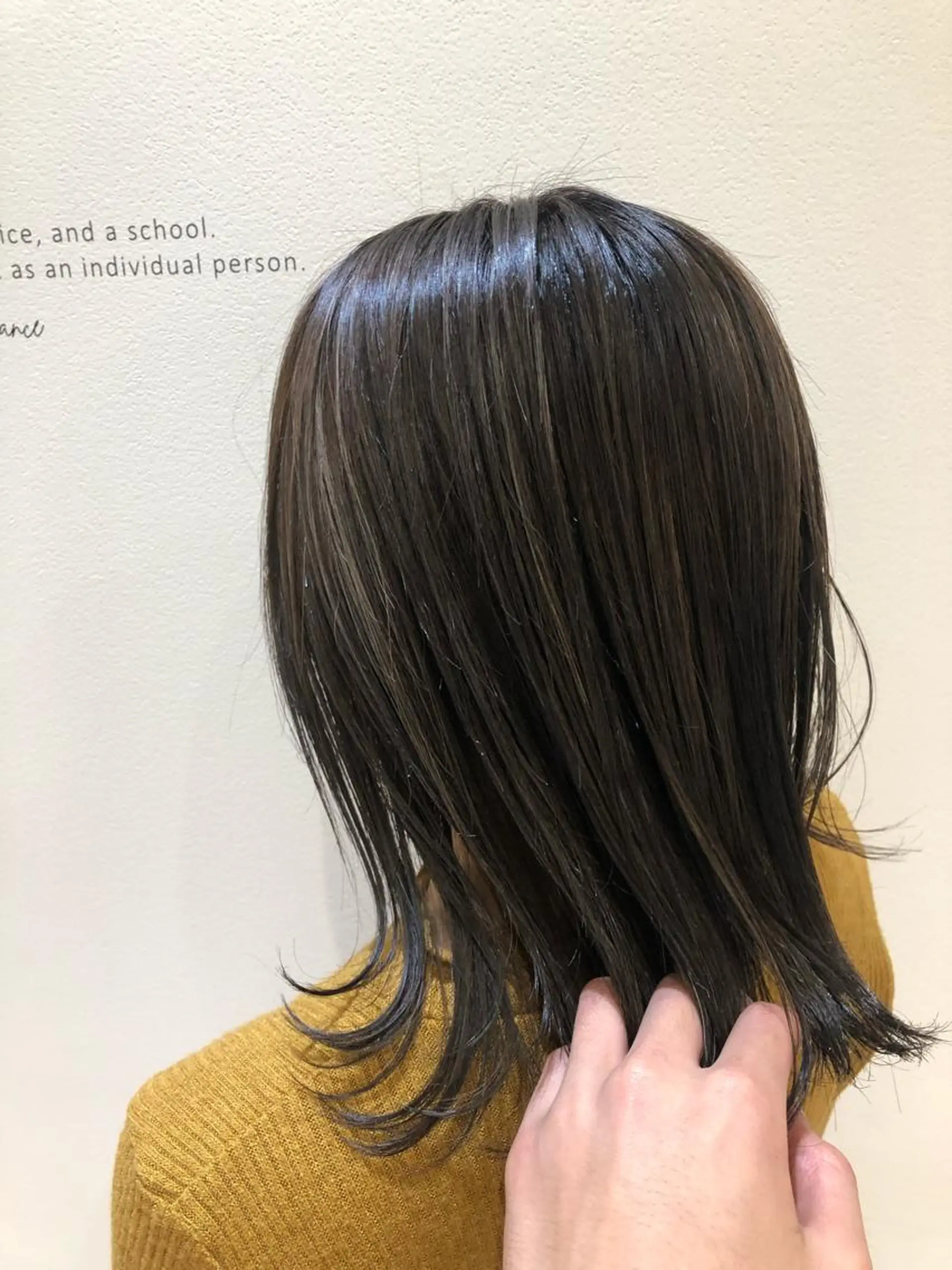 ミディアム カラー 鍵谷 公宏のヘアスタイル