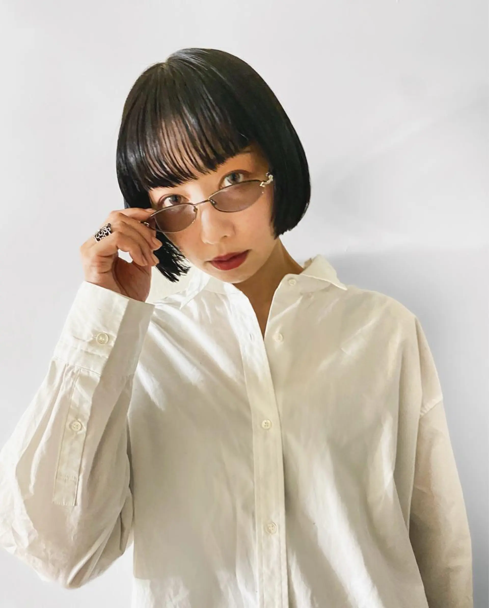 ショート カラー カット レイヤー/パーマ /ウルフ/nabeのヘアスタイル