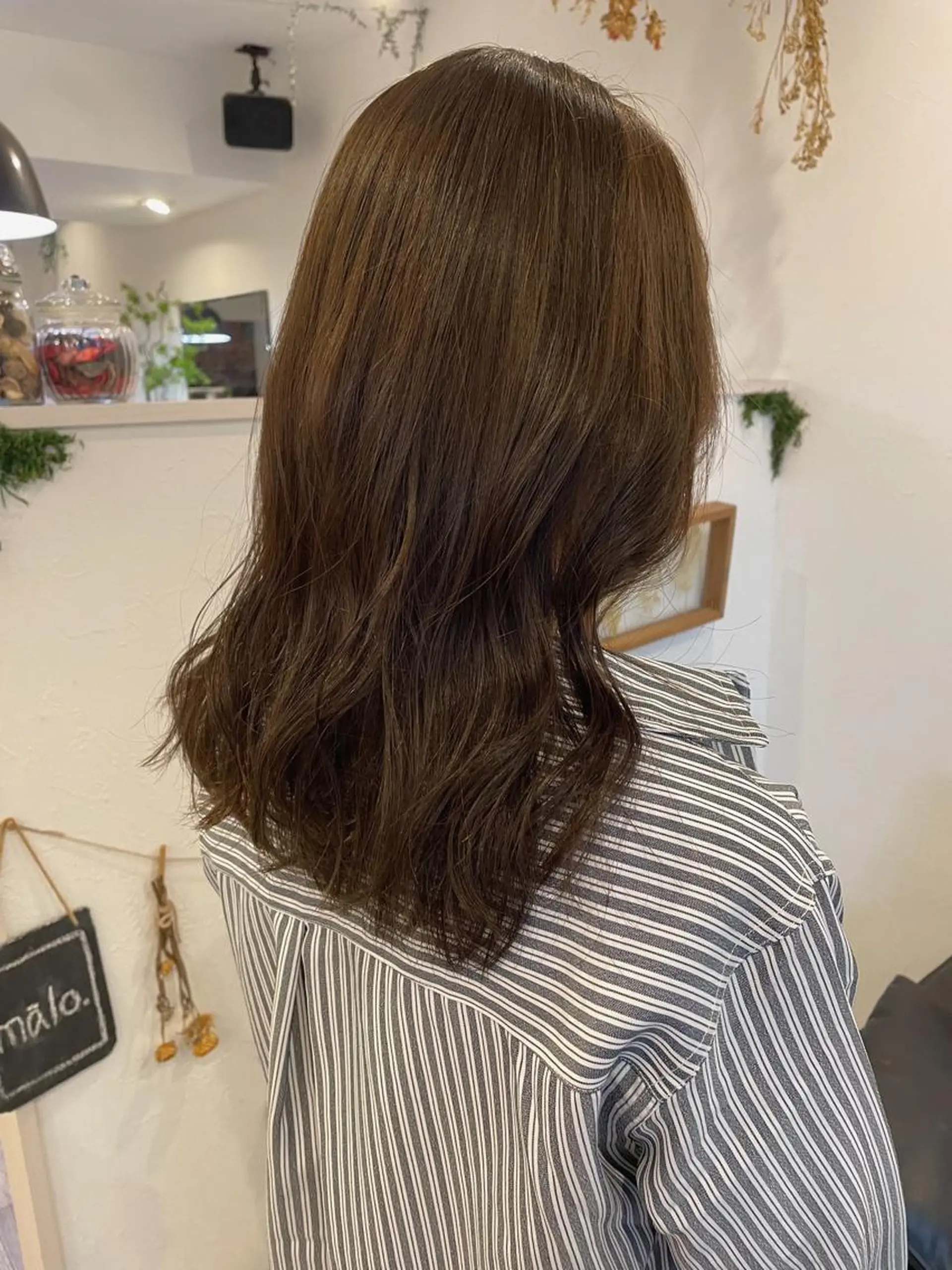 ミディアム カラー ベージュカラー ダブルカラー オリーブベージュ ヘアカラー トリートメント m ā l o.🌷 サカモトマイコのヘアスタイル