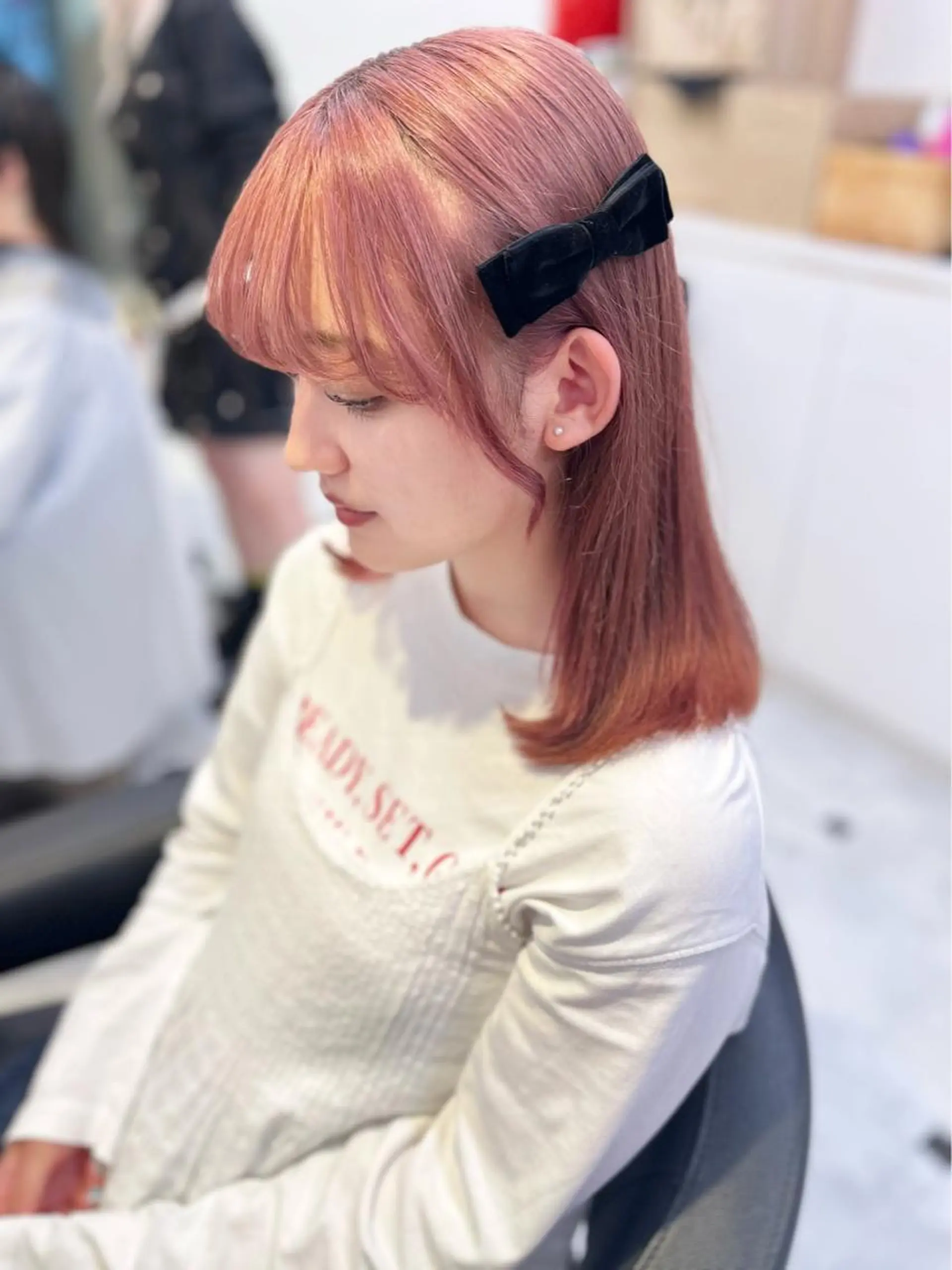 セミロング カラー ヘアアレンジ 愛されカラー🩷 はるなのヘアスタイル