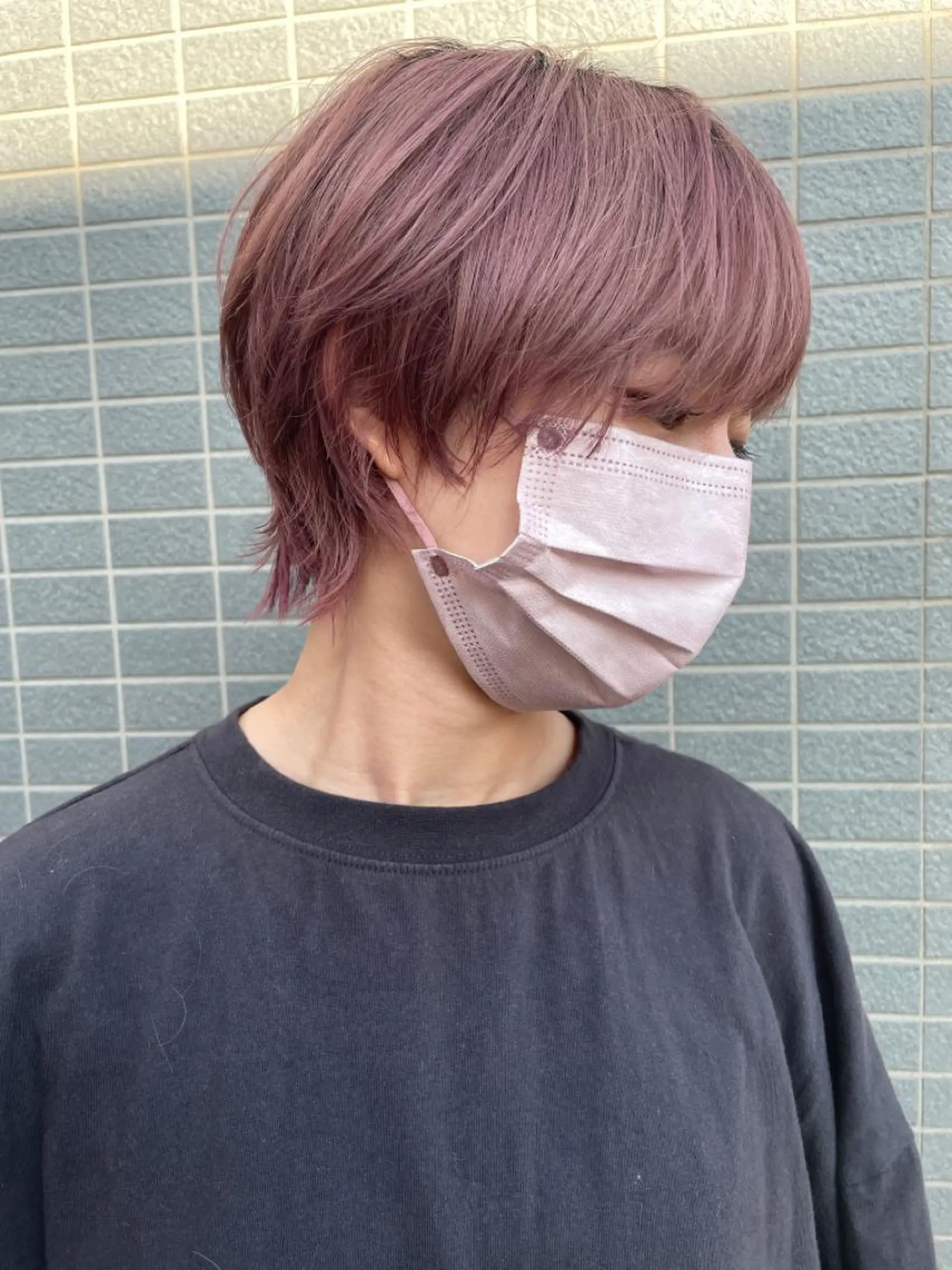 ショート カラー 似合わせ レイヤー須川のヘアスタイル