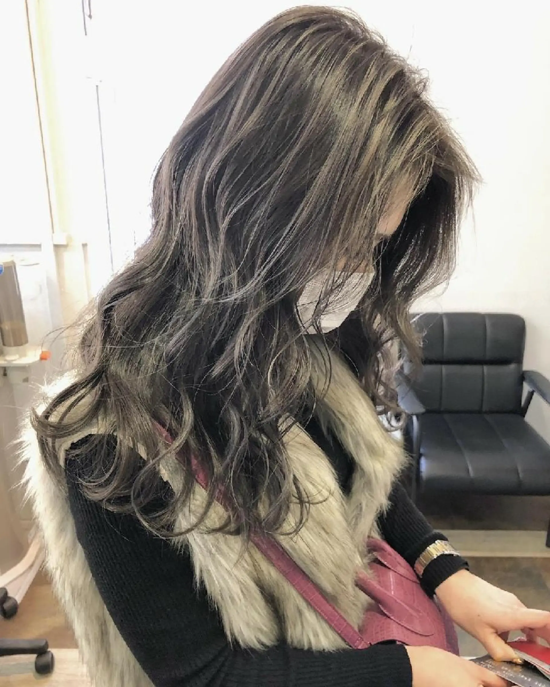 ミディアム ヘアアレンジ カラー ヘアカラー トリートメント GiseL 博多 ジゼル　博多のヘアスタイル