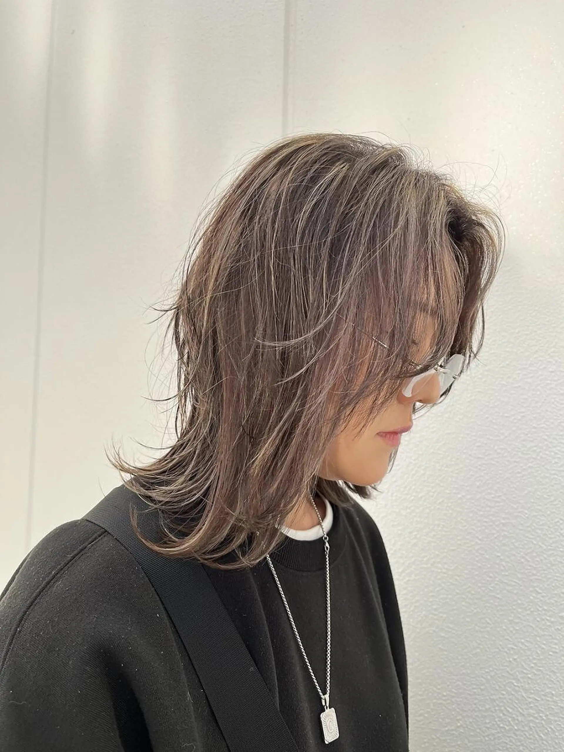 セミロング カラー ベージュカラー ブリーチ ブラウンカラー ケアブリーチ 透明感カラー カット ヘアカラー トリートメント 🌜ROW町田 🌛 公式のヘアスタイル