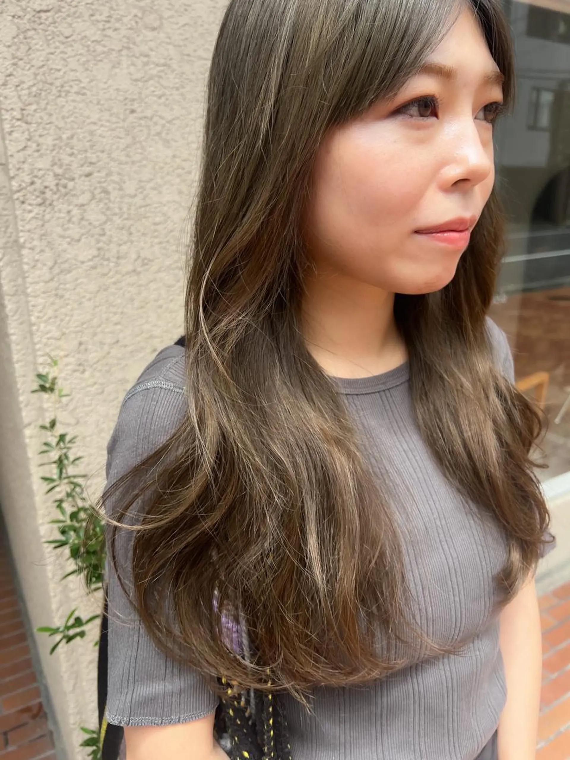 ロング カラー 谷町/Le'a /竹原しおなのヘアスタイル