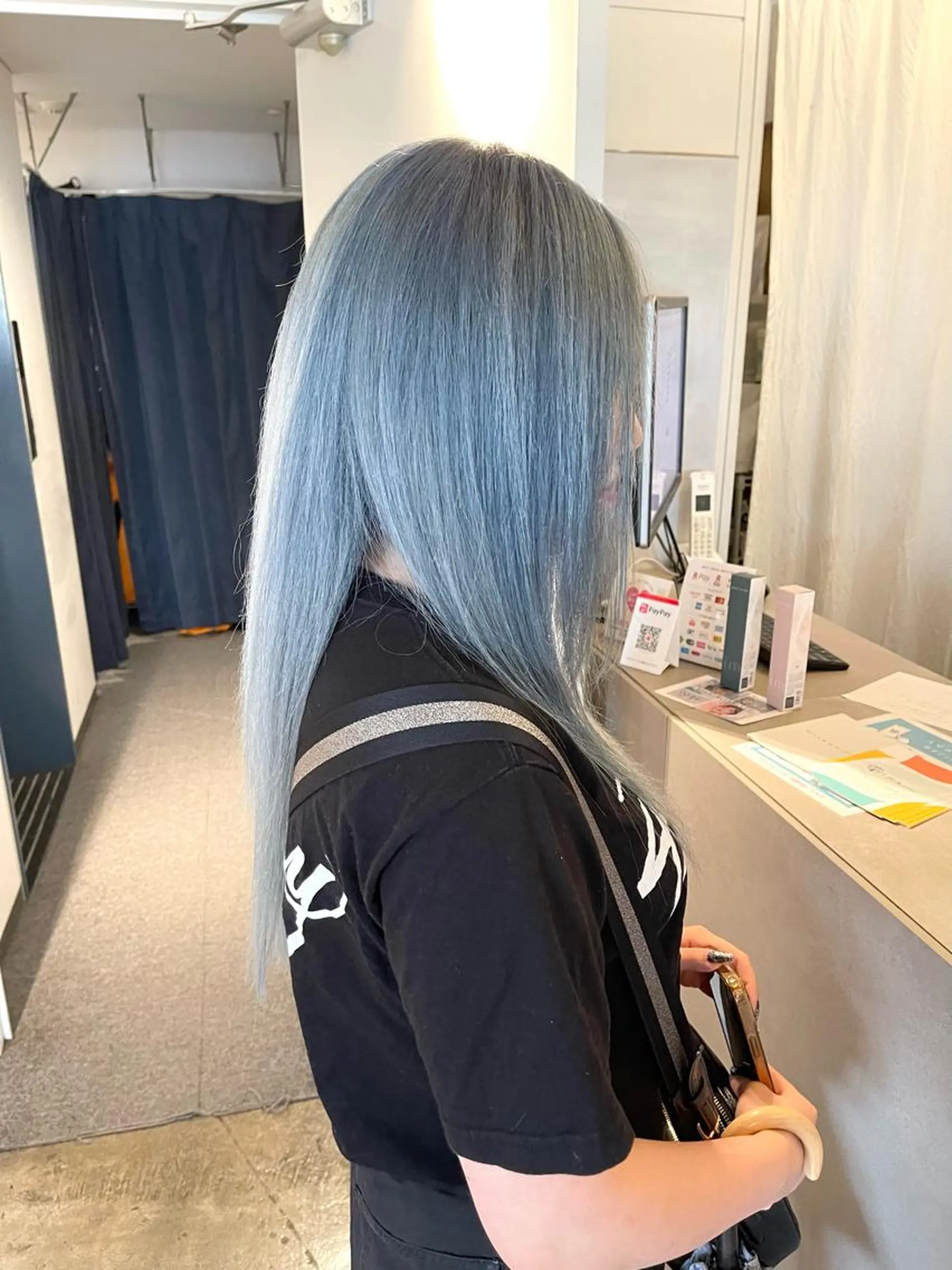 ロング 外国人風カラー ハイライト ウルフカット メンズケアブリーチ 特化🔥村田のヘアスタイル