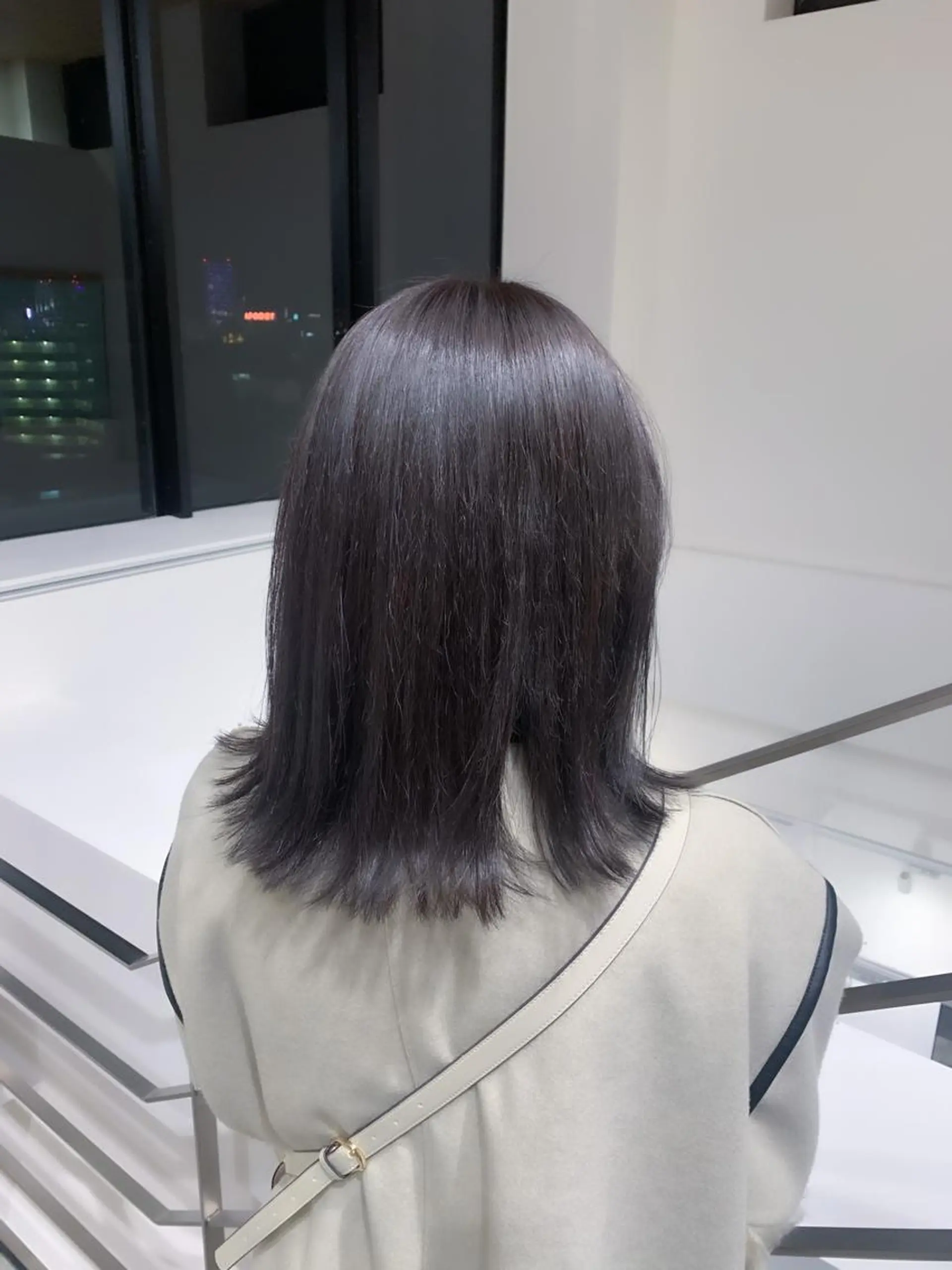 ミディアム カラー ヘアアレンジ ミニボブ/ブリーチ 🌈MISATOのヘアスタイル