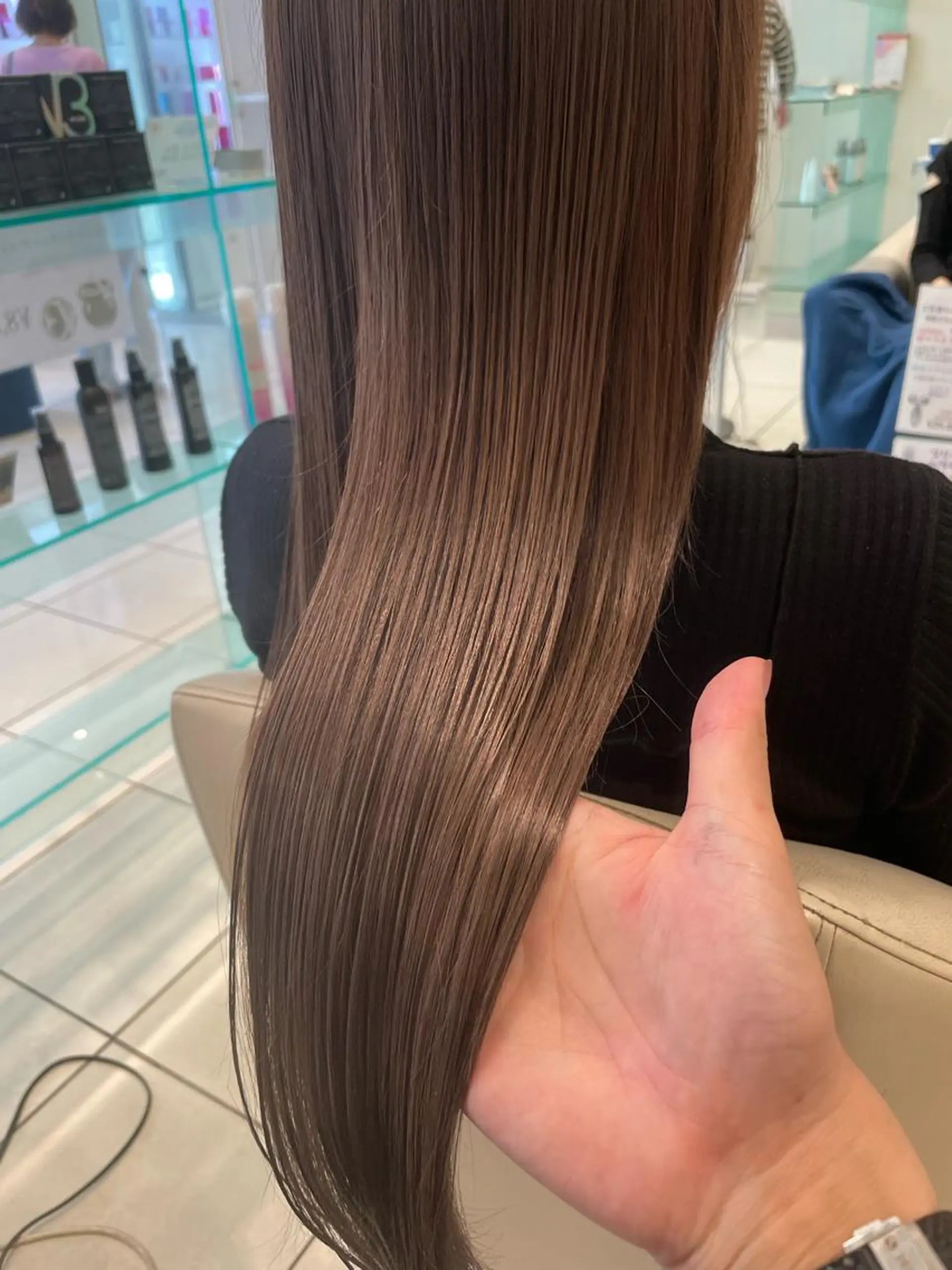 ロング カラー ヘアカラー トリートメント MODE K´s eau髪質改善特化のヘアスタイル