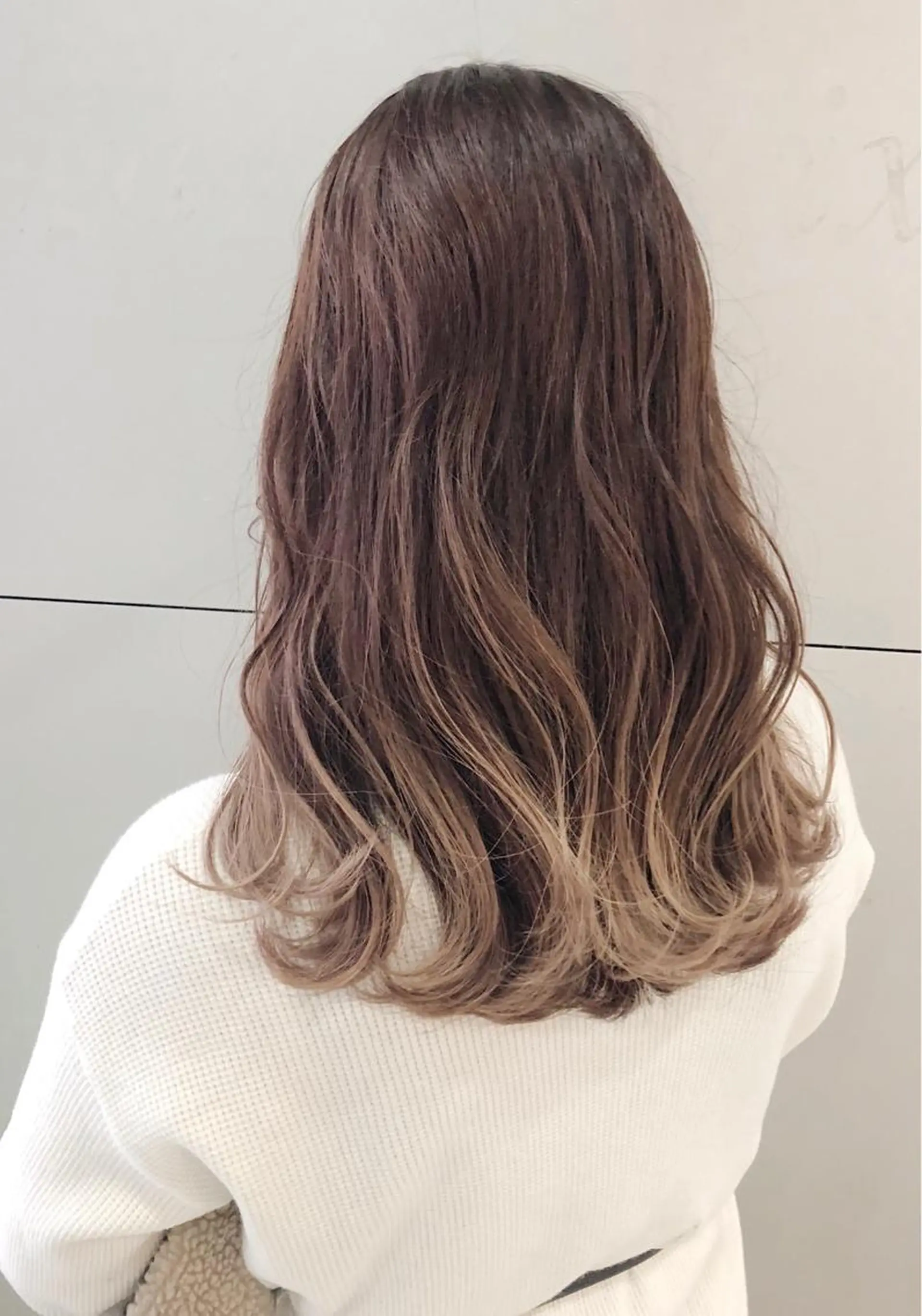 ロング カラー ケアブリーチ /髪質 改善/古橋圭史郎のヘアスタイル