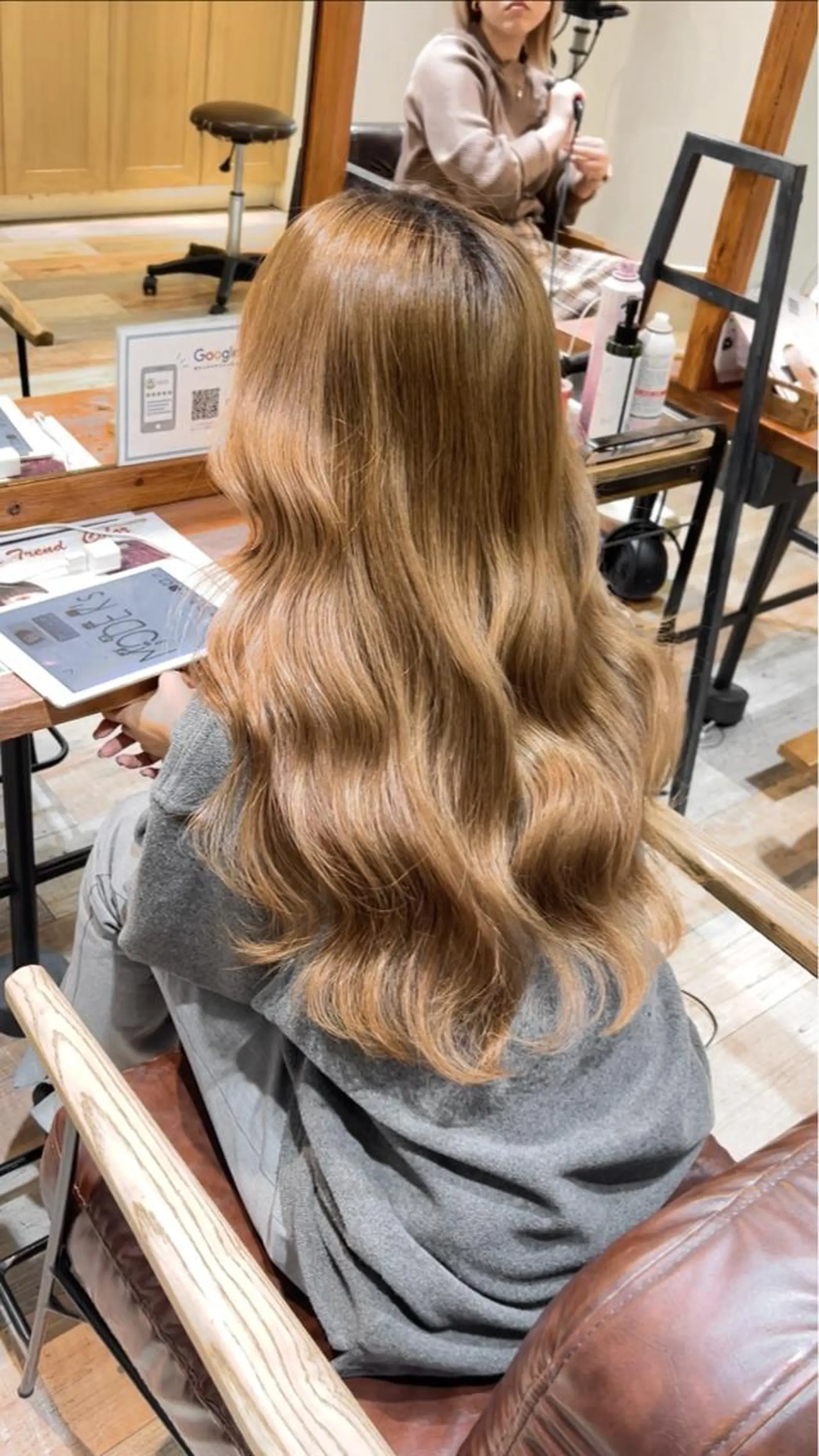ロング カラー カット ヘアカラー トリートメント 韓国風・ブリーチなし ・あり後藤 一斗店長のヘアスタイル