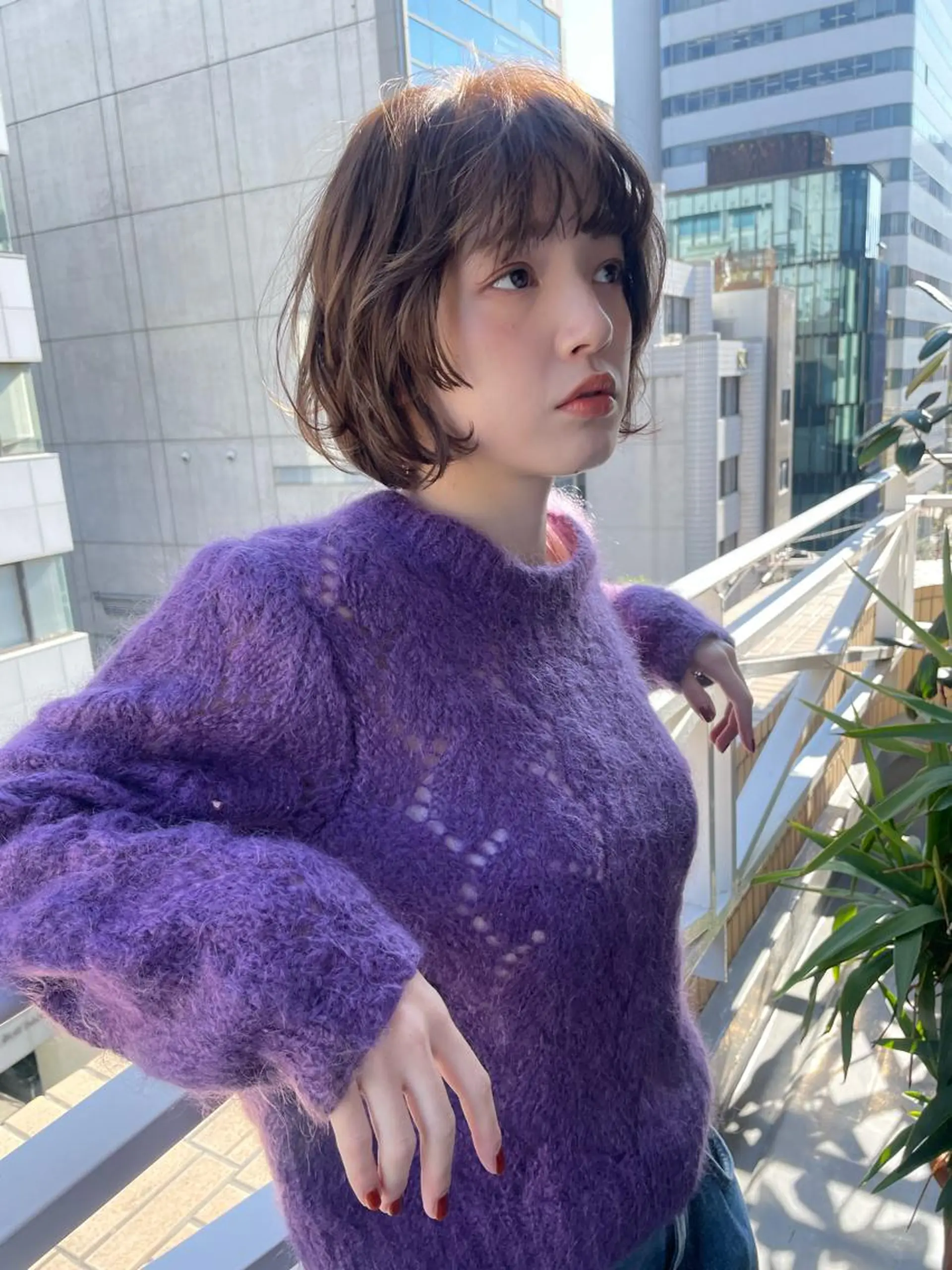 ショート カラー カット ヘアカラー トリートメント ショート/ボブ/ 心斎橋/宮脇美奈のヘアスタイル