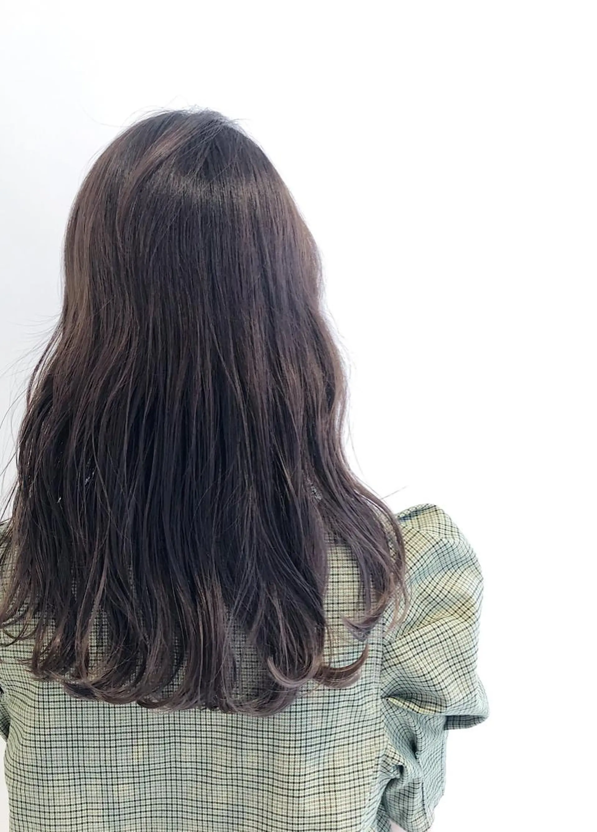 ロング カラー アッシュ ラベンダーカラー ラベンダーアッシュ 髪質改善/顔まわり 石原のヘアスタイル