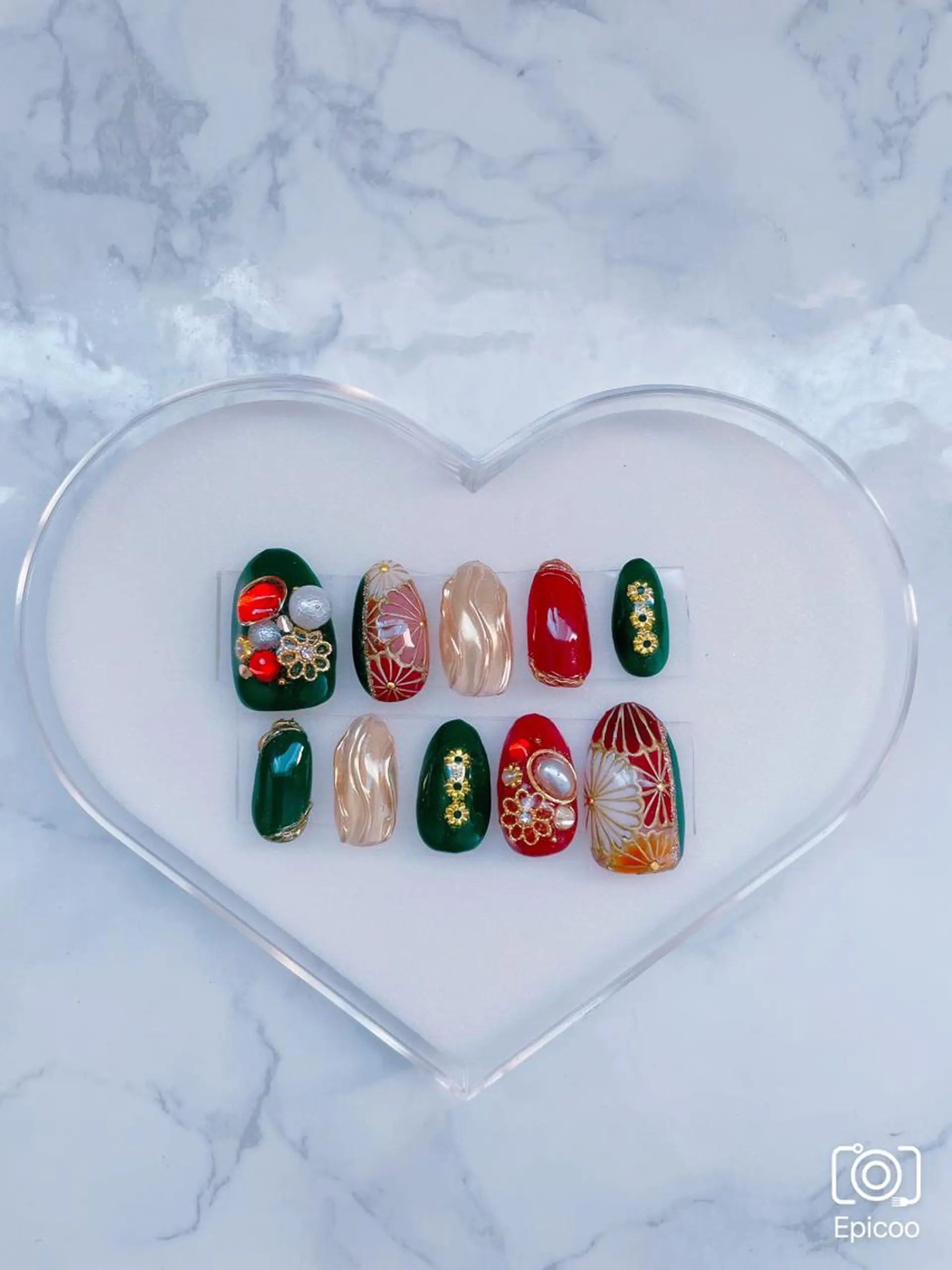 ネイル 成人式 ネイルチップ Nail Salon yのネイルデザイン