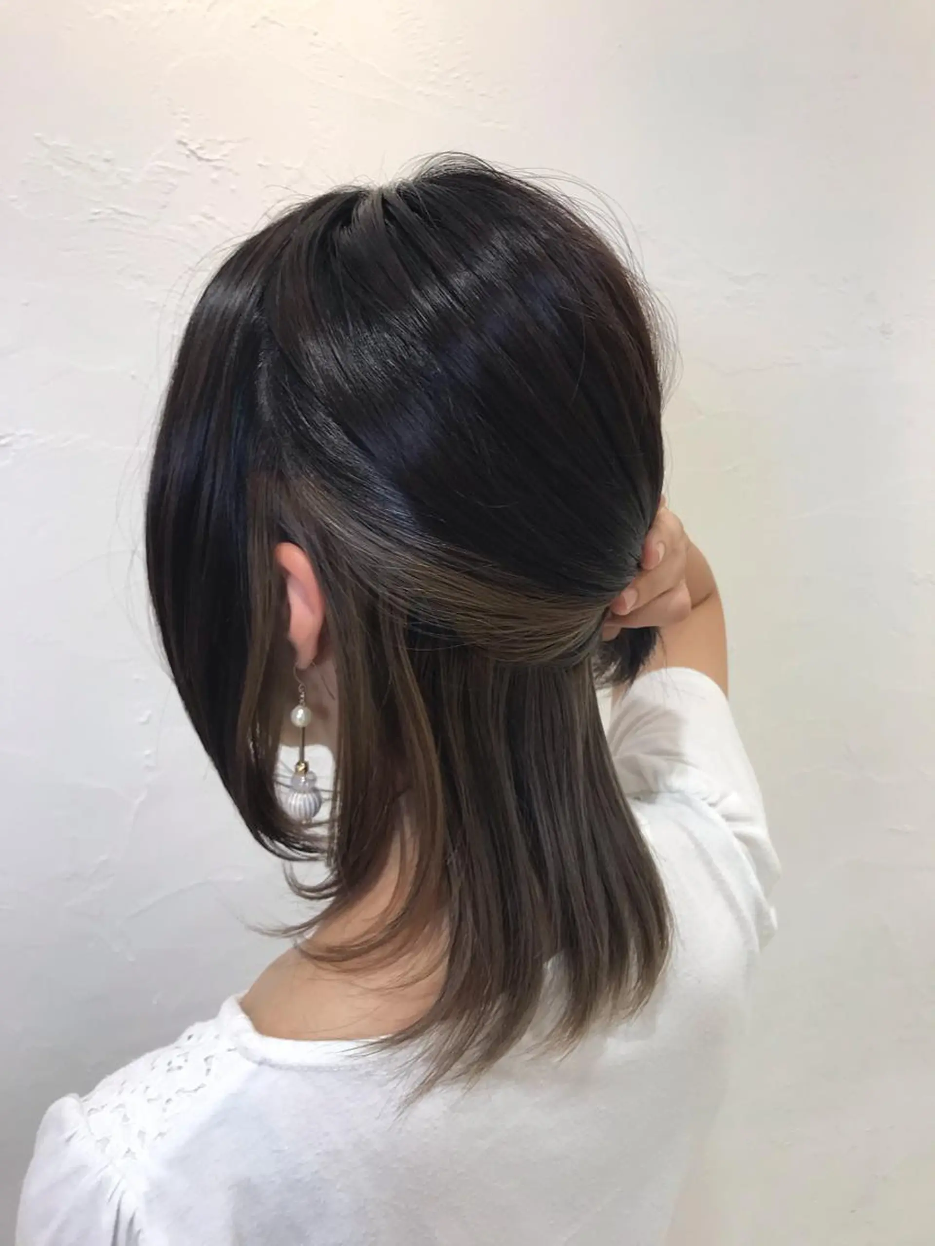 セミロング カラー カット ヘアカラー トリートメント ✂︎newi池袋✂︎ 長谷川寛のヘアスタイル