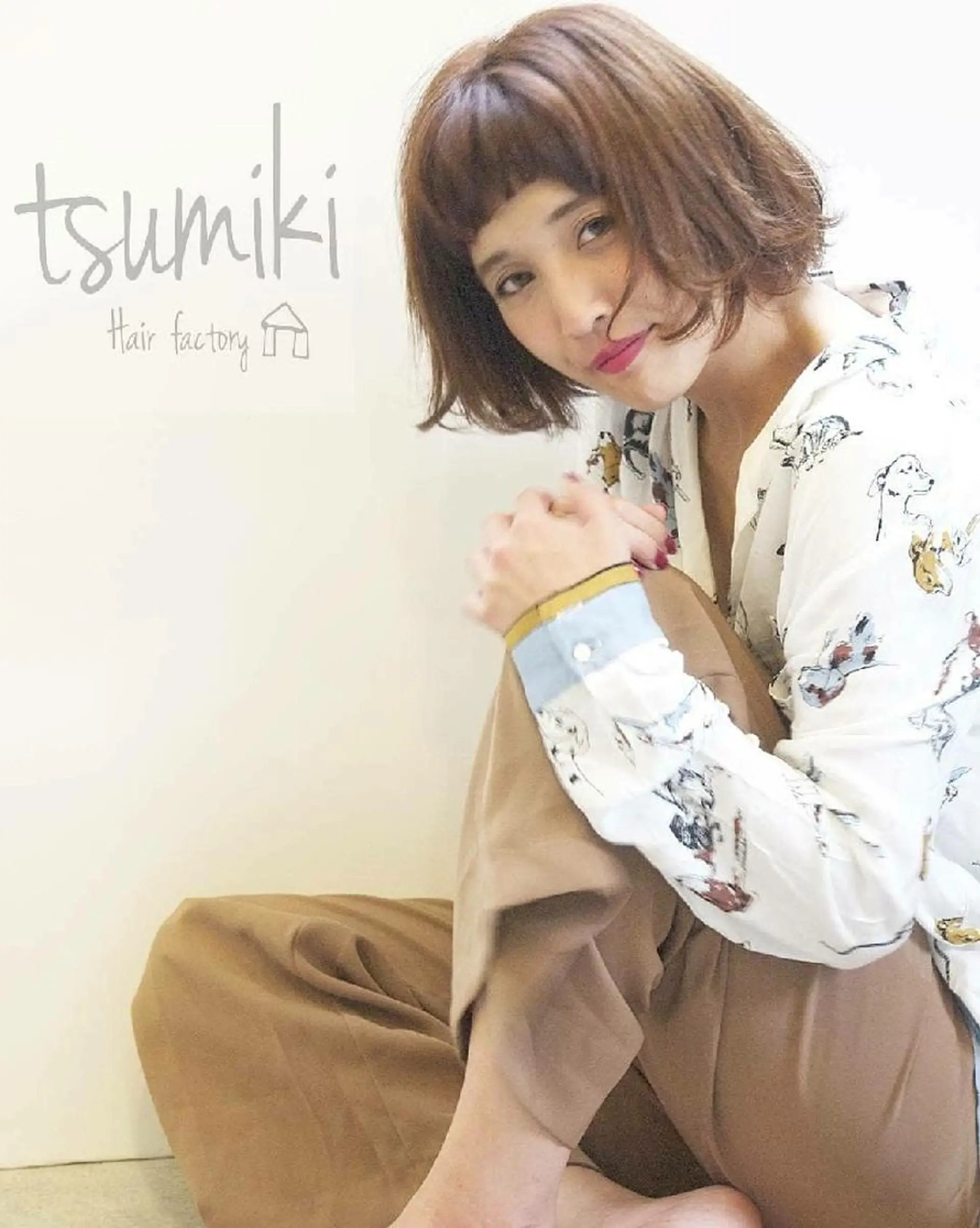 ショート パーマ ボブ カット パーマ 大人ショートのスペシ ャリスト✨️井上雄輝のヘアスタイル