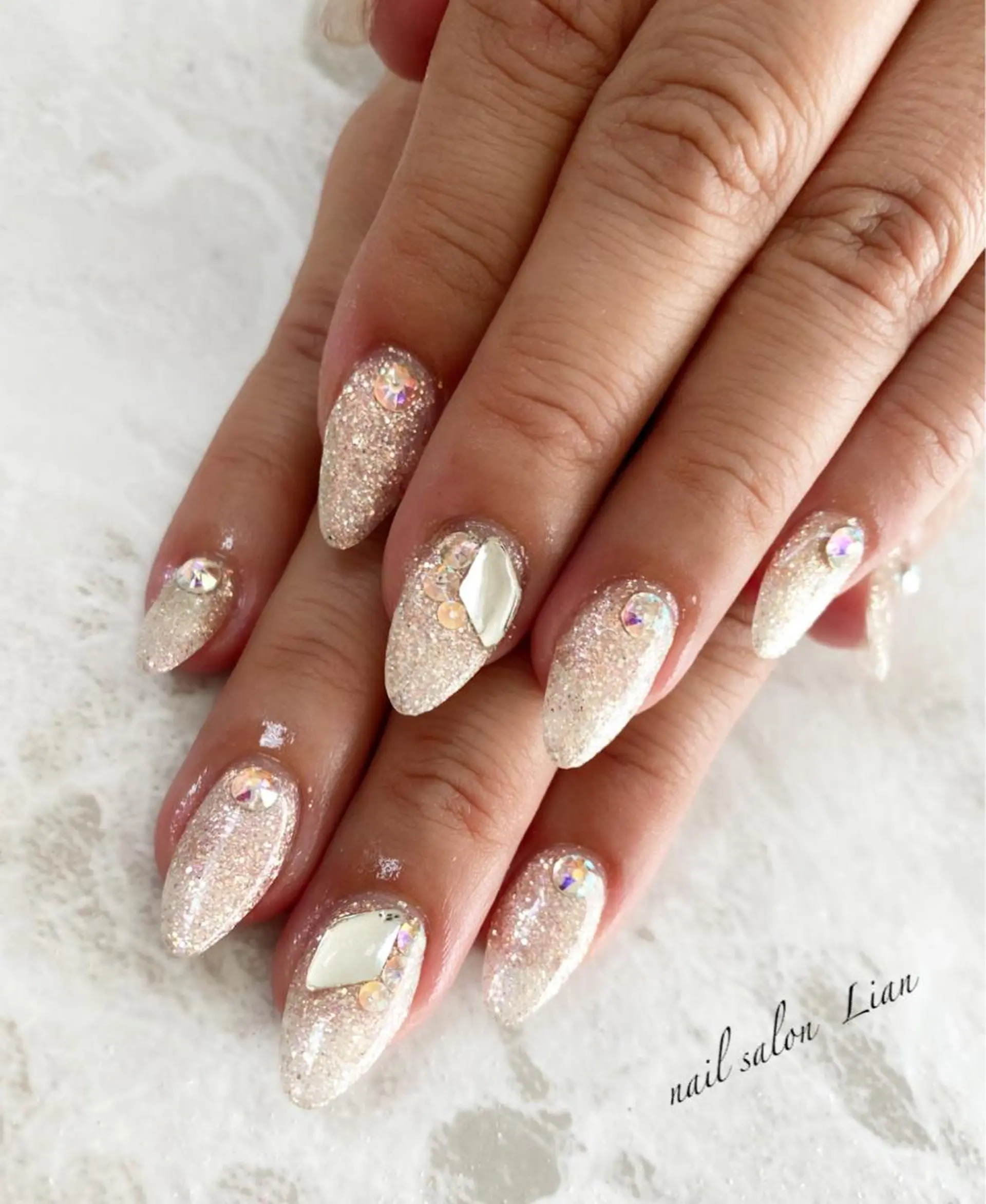 ロング ネイル nail salon Lianのネイルデザイン