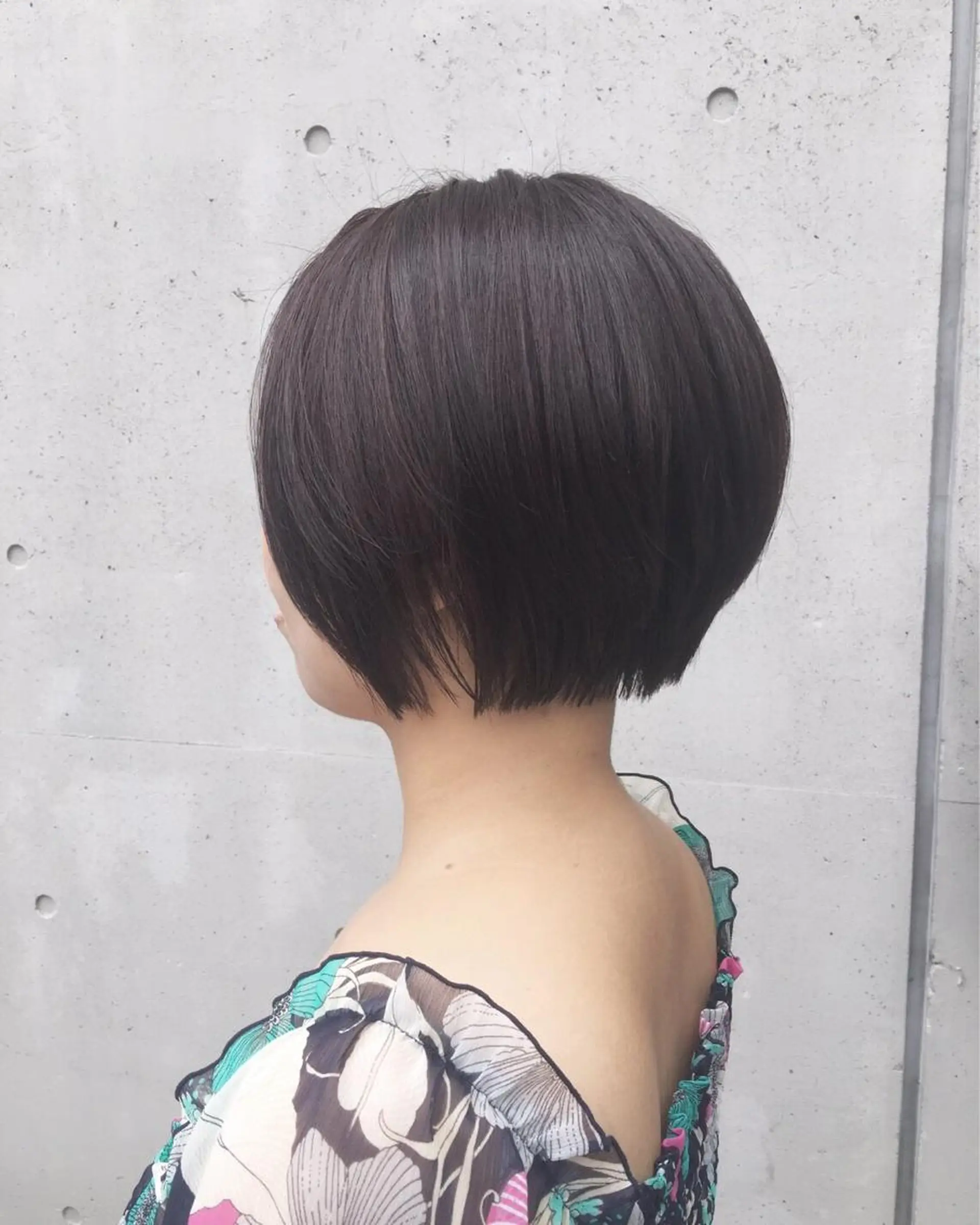 ショート ニュアンスパーマ/ レイヤー/茶屋町のヘアスタイル