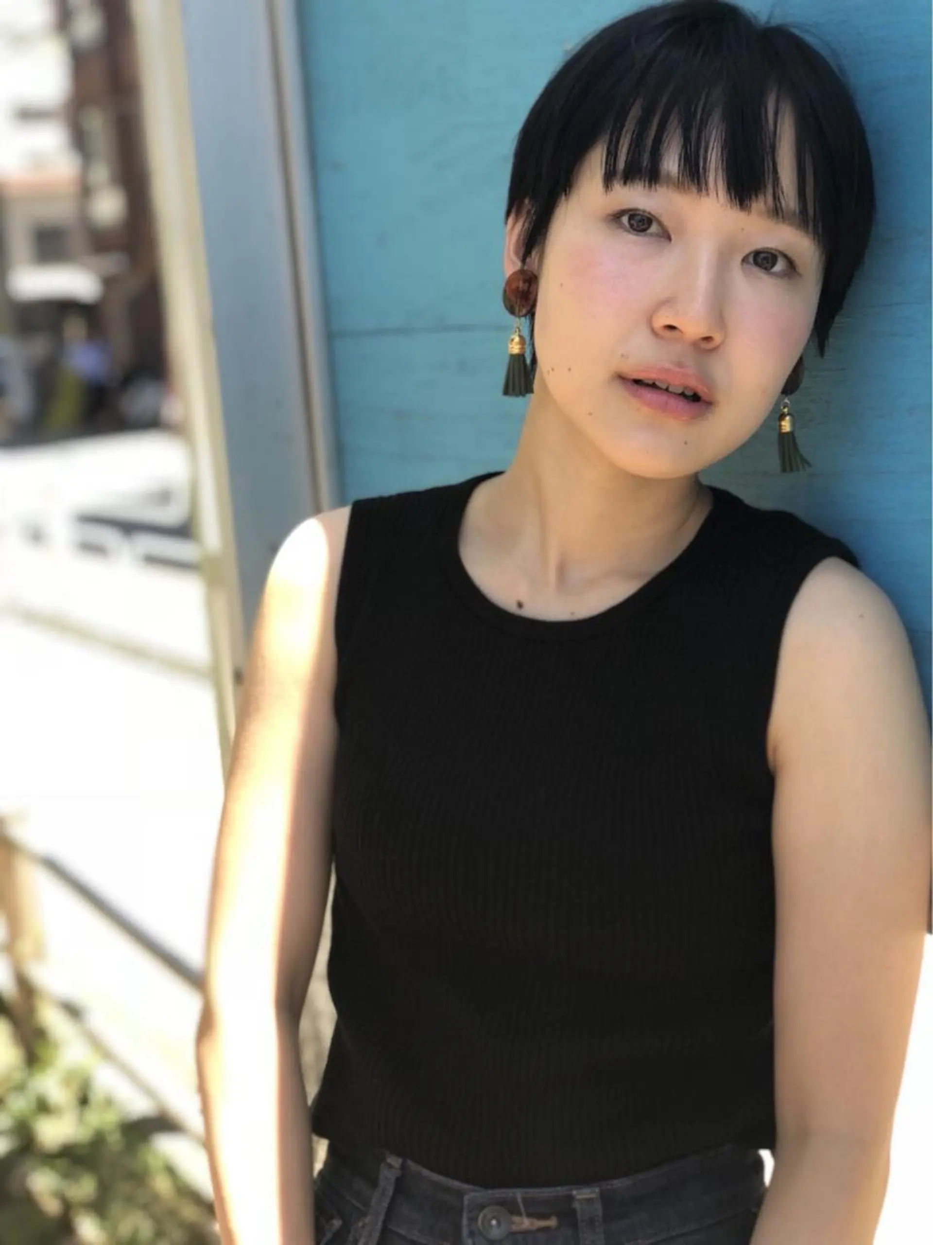 ショート カラー 黒髪 ショートヘア 安達 俊亮のヘアスタイル