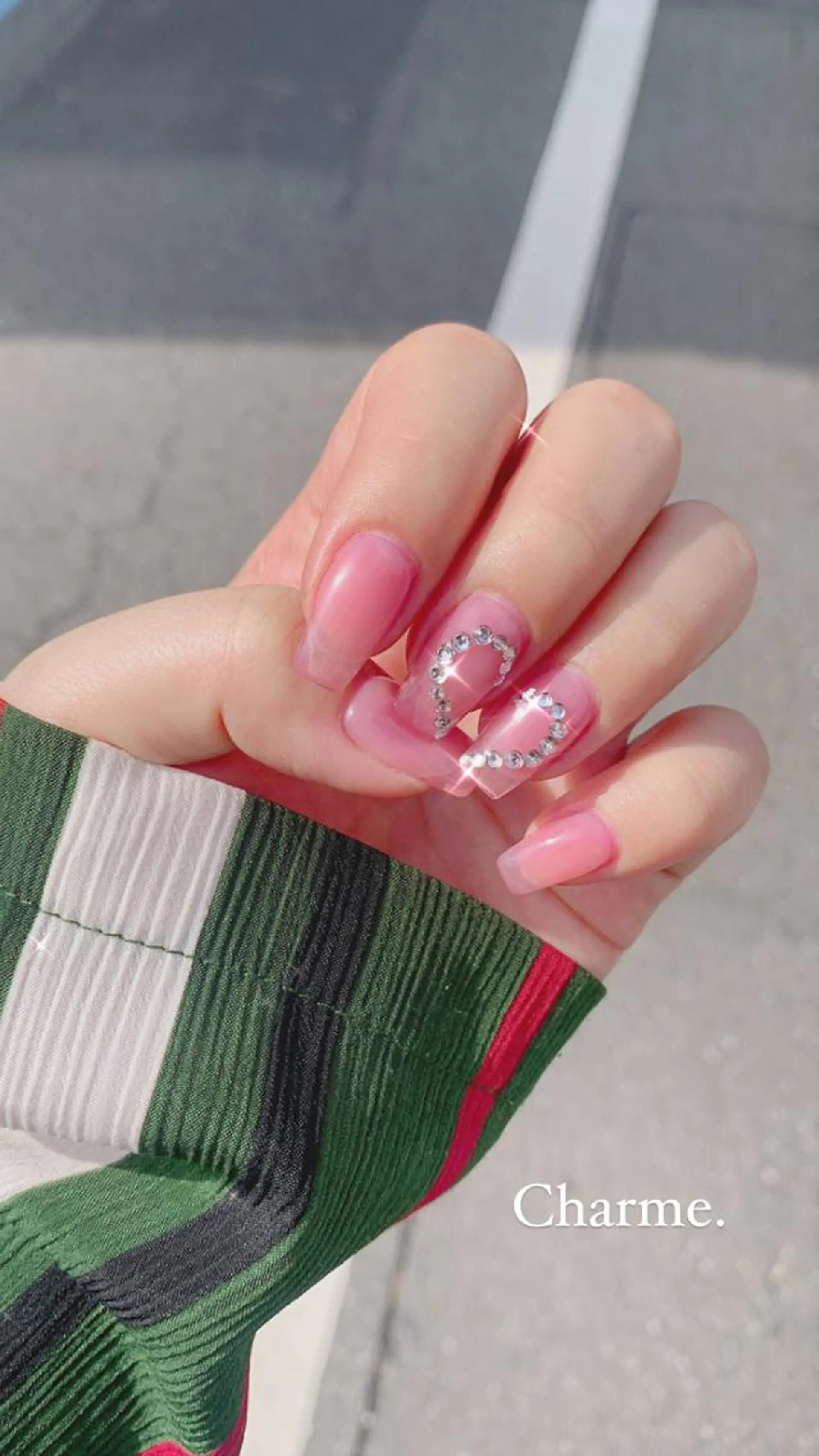 ネイル 持ち込み ニュアンスネイル Charme. NOBUKOのネイルデザイン