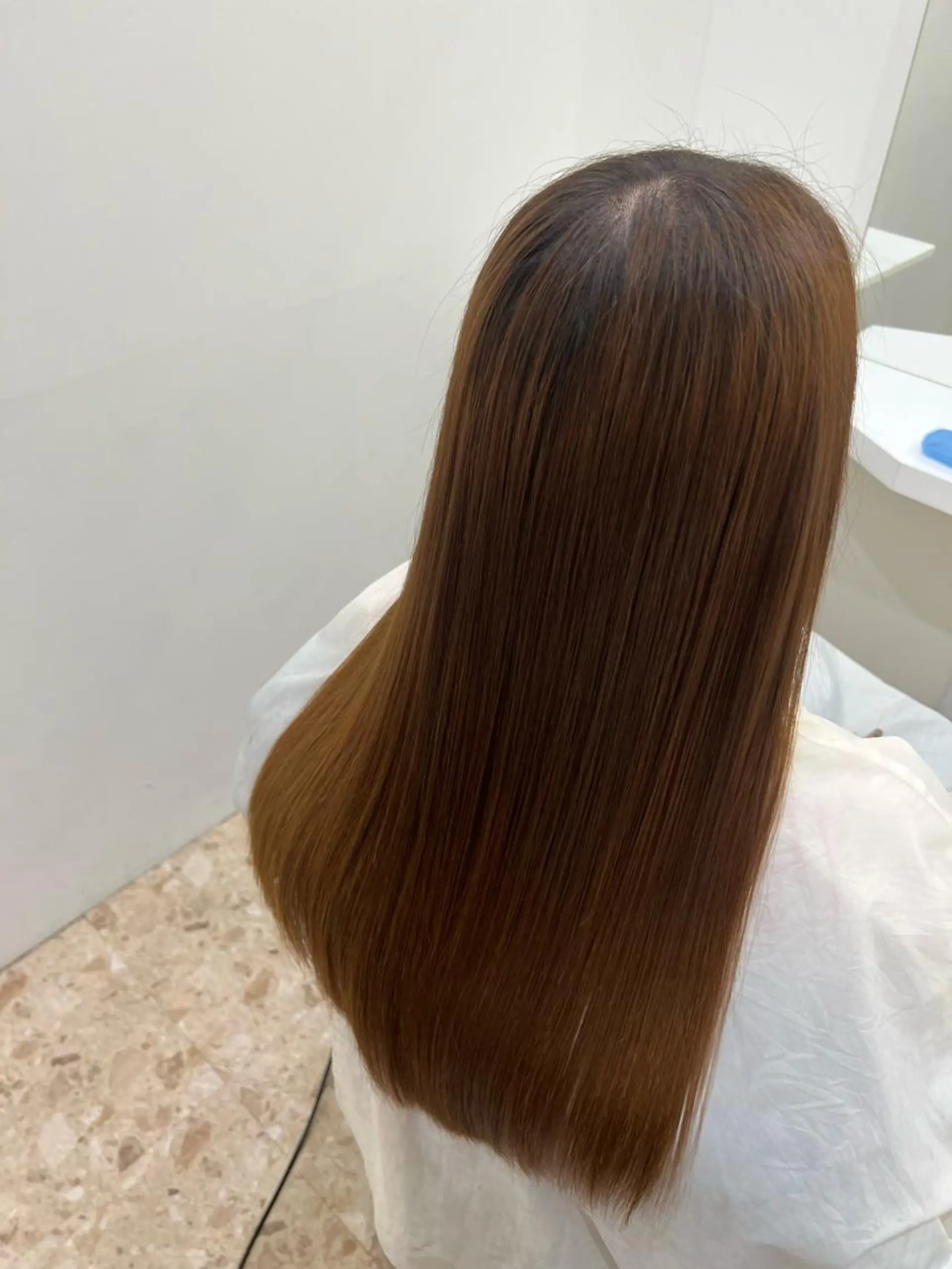 ロング 髪質改善 トリートメント 艶カラー/髪質改善 顔まわり/内藤　輝のヘアスタイル