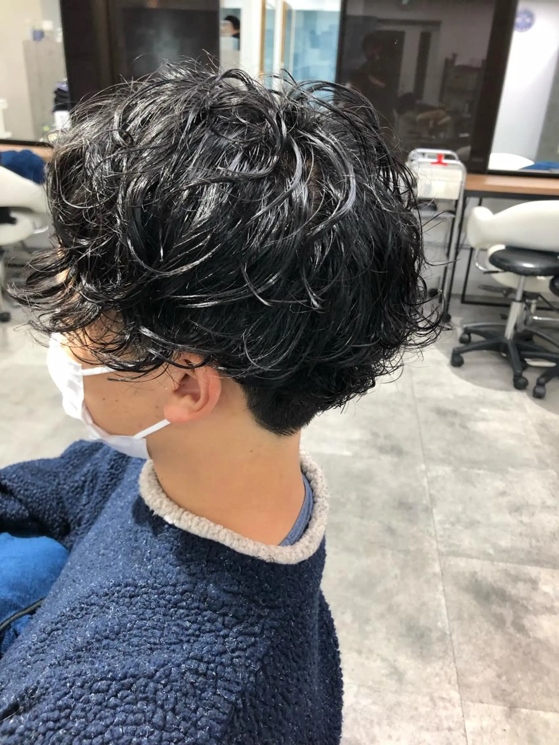 パーマ メンズ メンズパーマ ツーブロック スパイラルパーマ カット パーマ トリートメント Noy所属・Noyヨシモト ヒロトのヘアスタイル