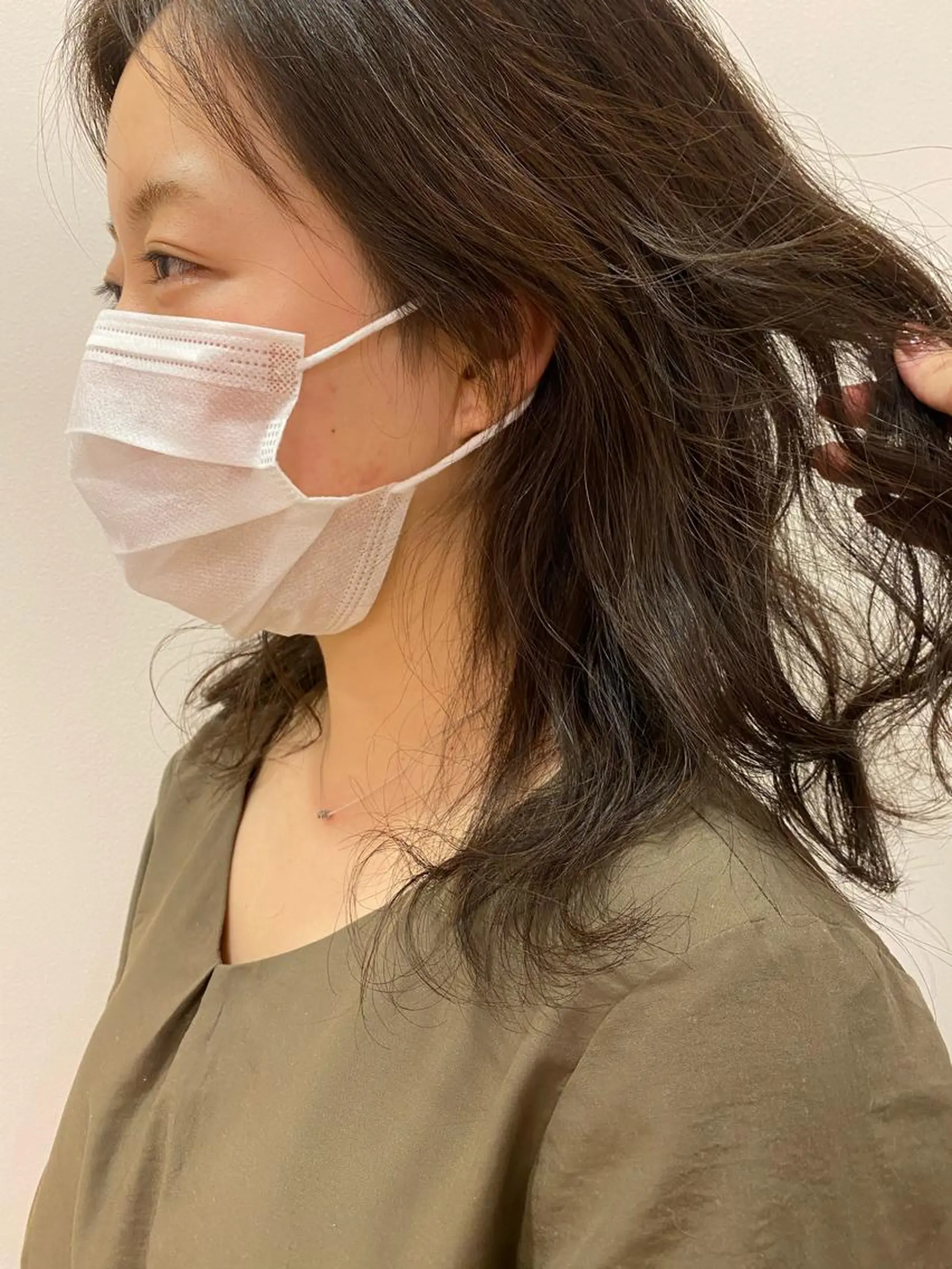 ミディアム カラー レイヤー/ウルフ🤍 mayo.のヘアスタイル