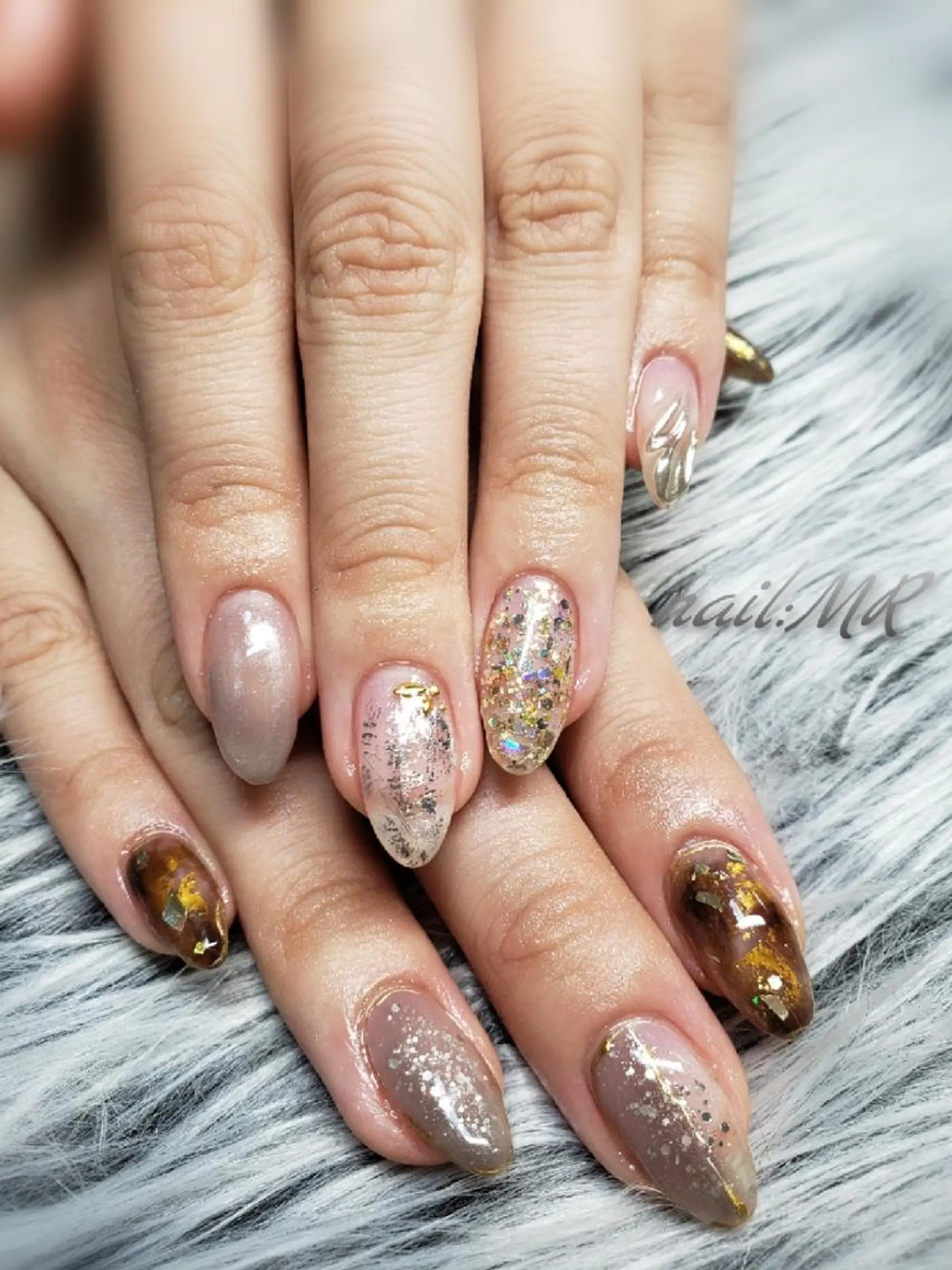 ネイル ミラーネイル ニュアンスネイル Nail salon Coco【溝の口駅】のネイルデザイン