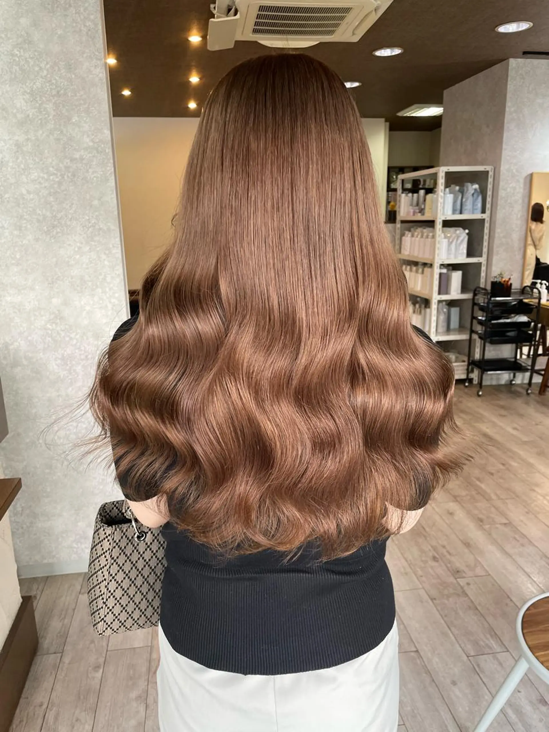 ロング カラー ブリーチ ブラウンカラー ケアブリーチ 透明感カラー ダブルカラー 🫧ヒシダアキ taboo.i🫧のヘアスタイル