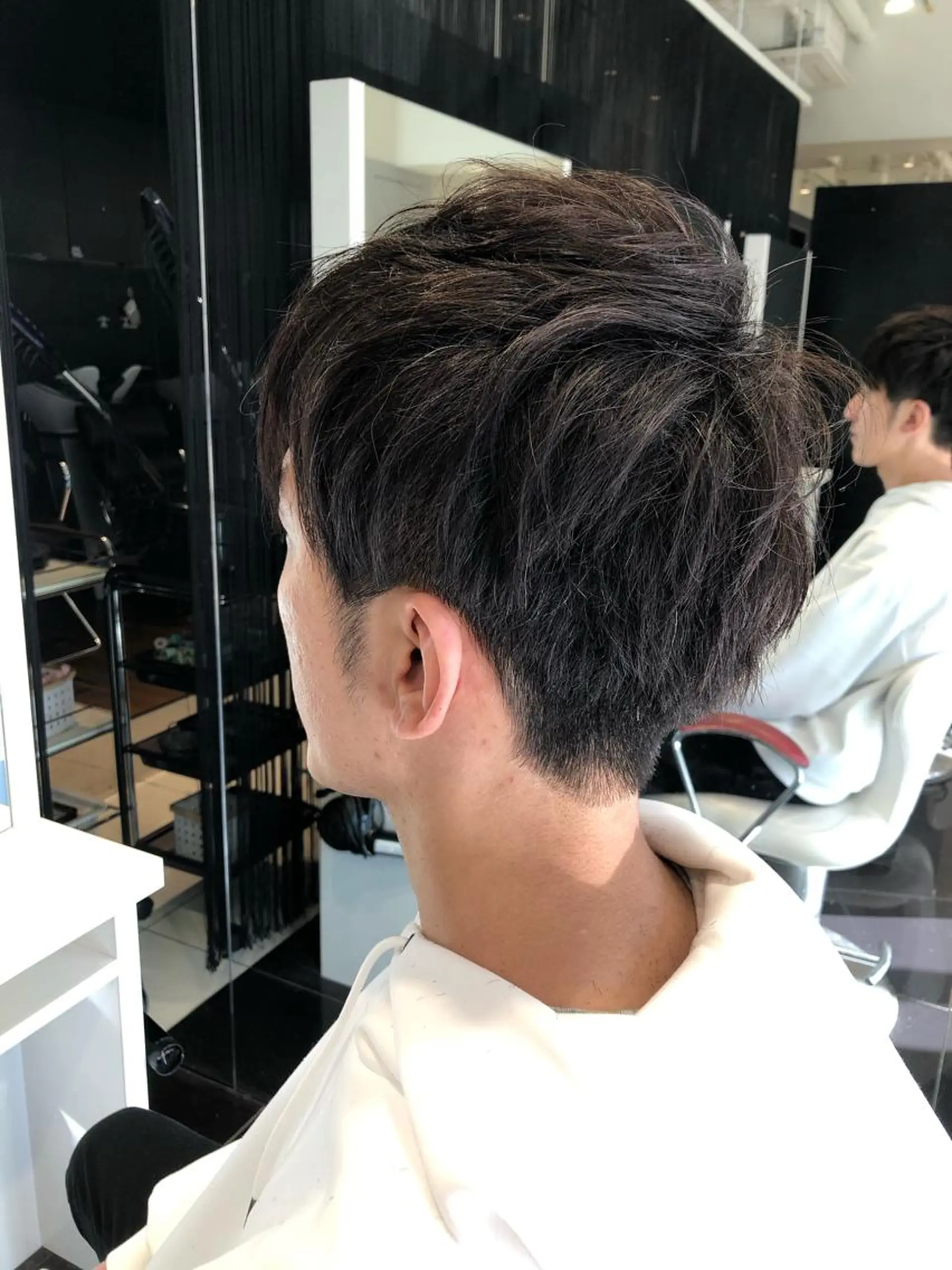 メンズ マッシュ ショート/白髪ぼかし 君和田若菜のヘアスタイル