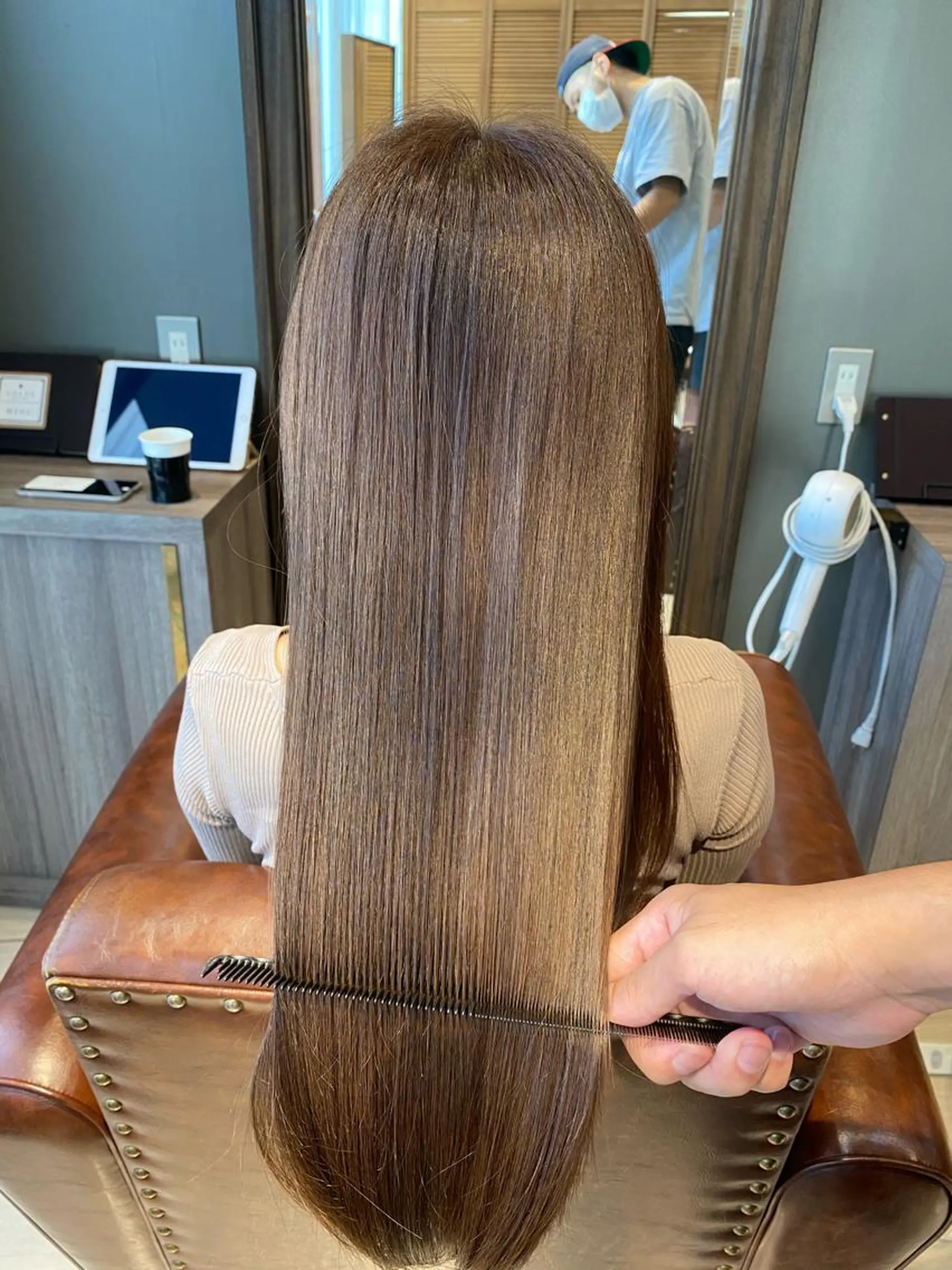 ロング 比嘉 翼のヘアスタイル