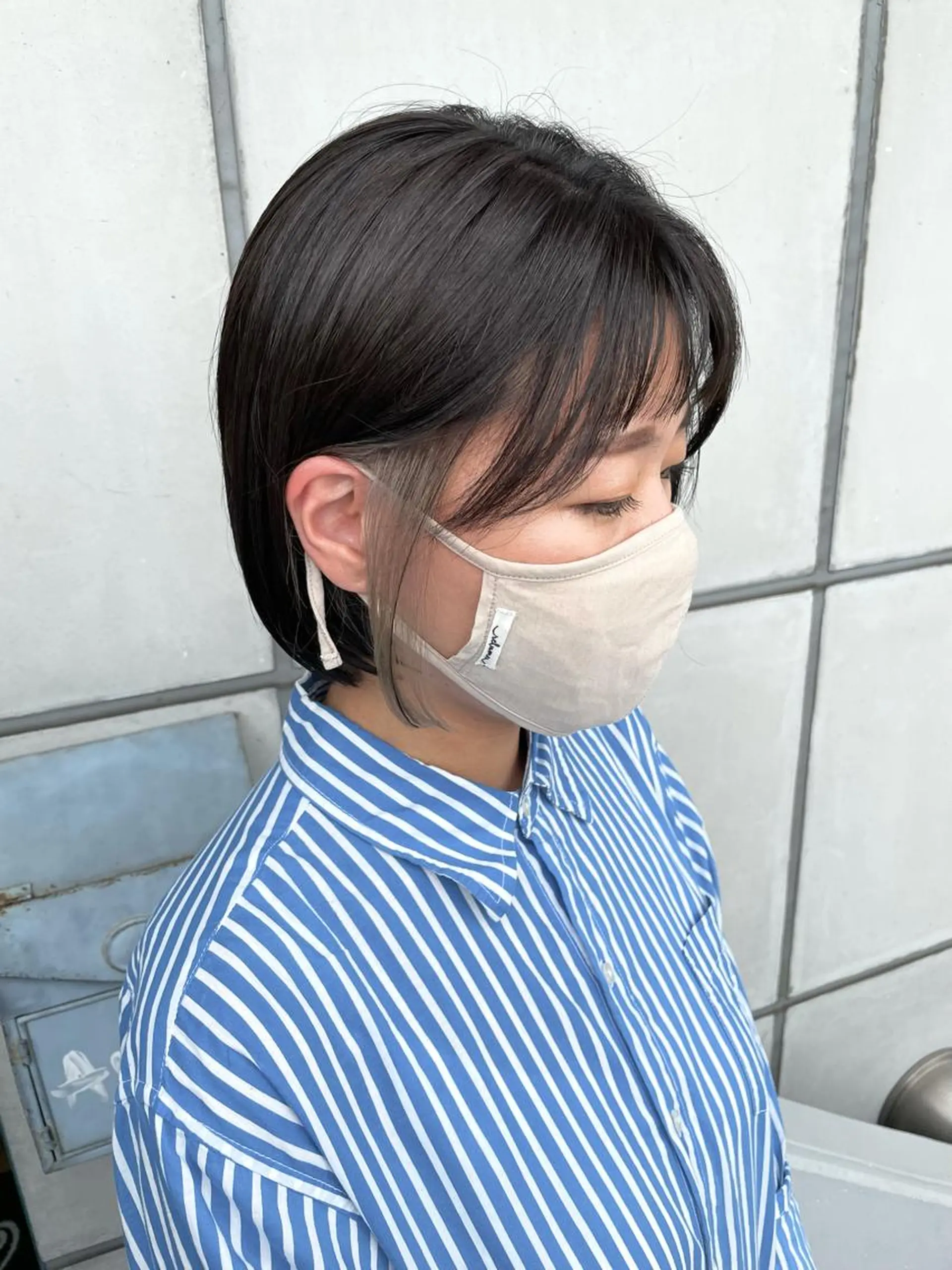 ショート カット ヘアカラー トリートメント 向井 涼太朗のヘアスタイル