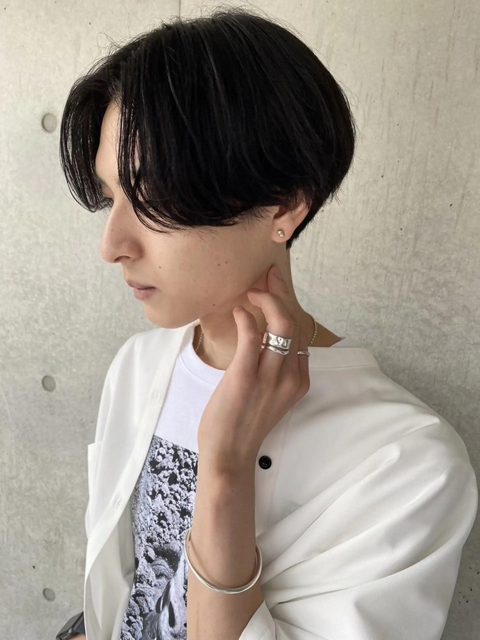 カラー *メンズ専門アカデミ ー🔥BLUCK🏁のヘアスタイル