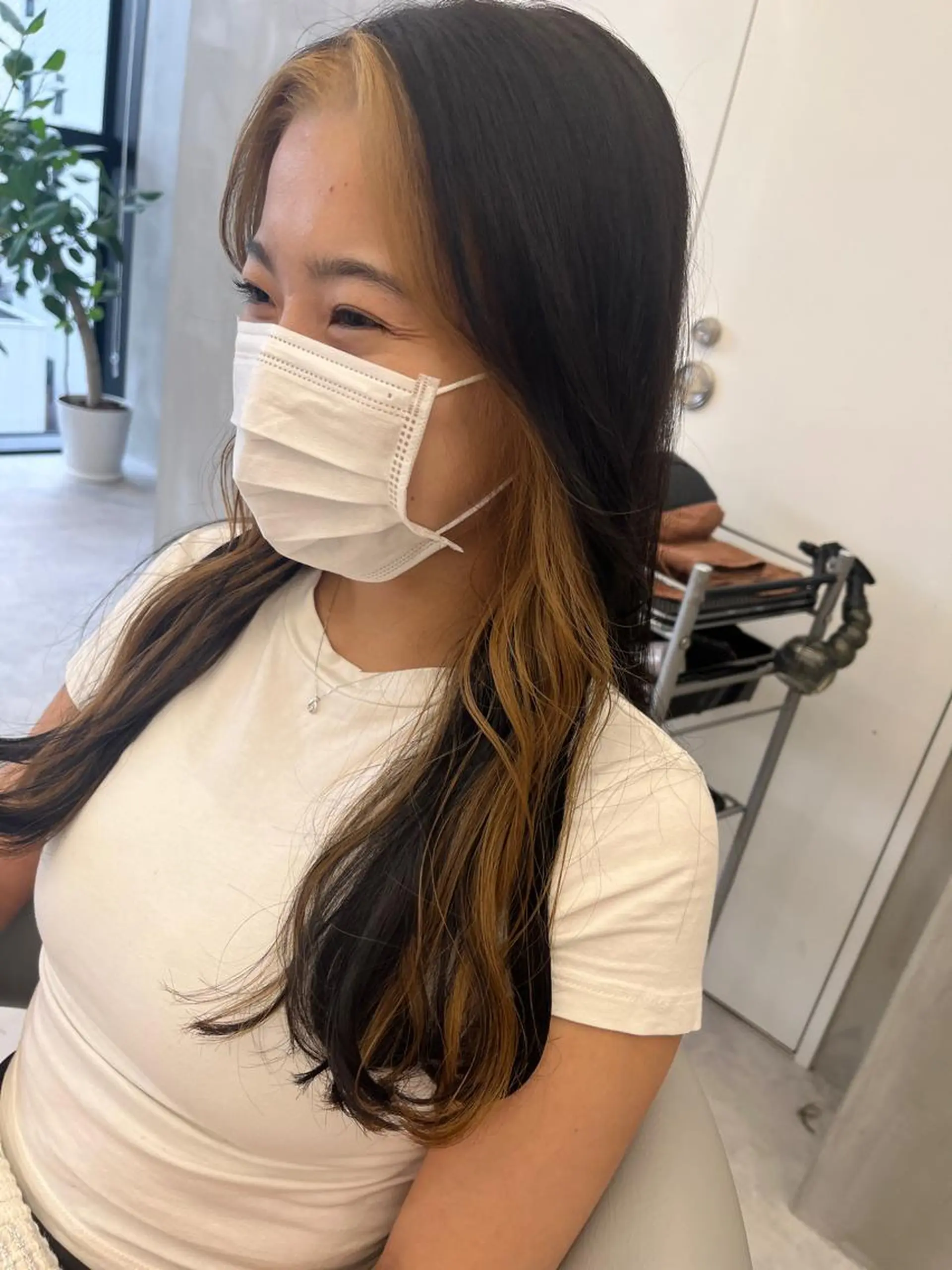 ロング ヘアカラー トリートメント Yurina 💖透明感カラー💖のヘアスタイル