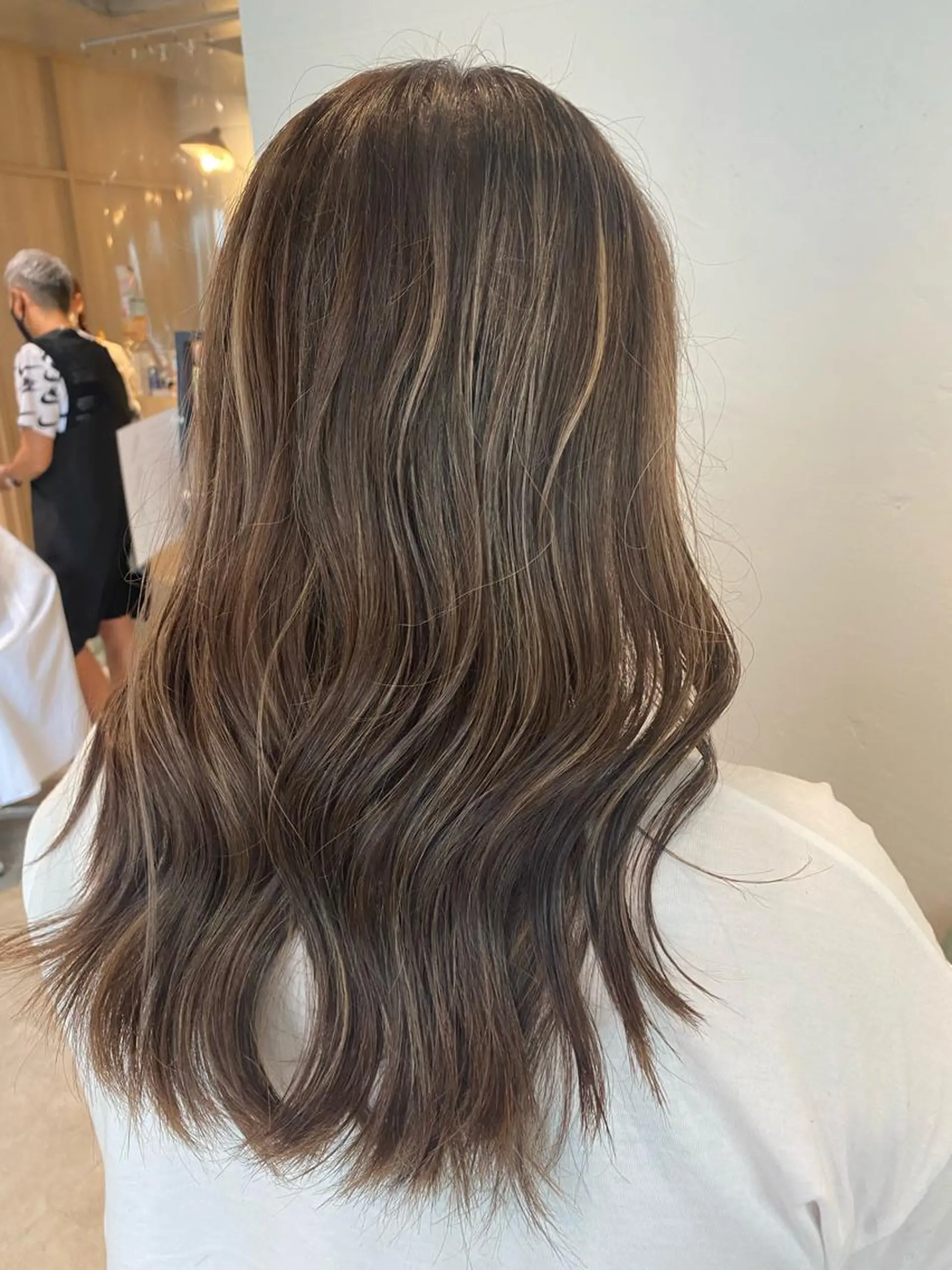 カラー AO所属・RISAKO 艶髪モテヘア🎀府中のヘアスタイル