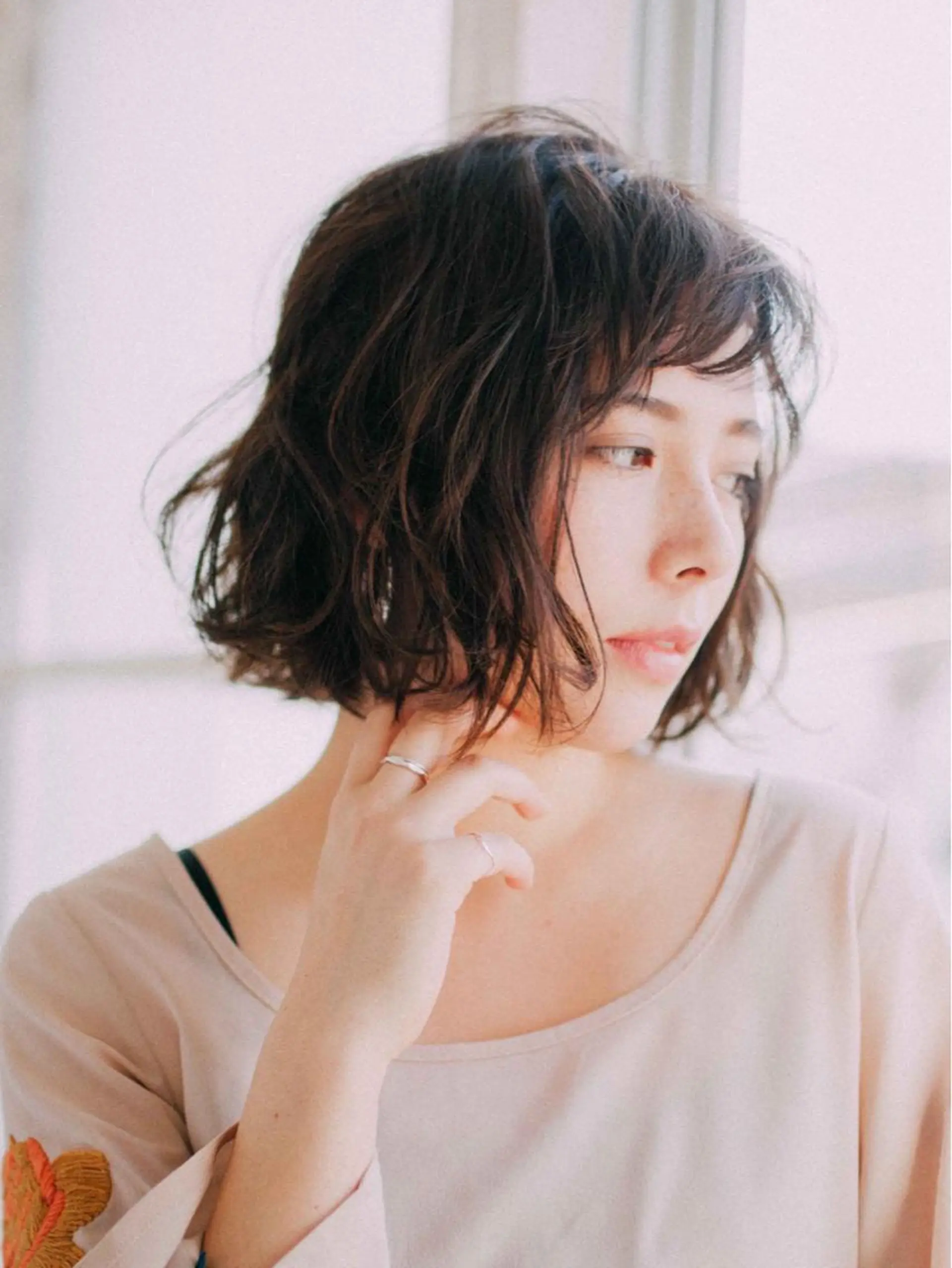 ミディアム カラー パーマ 【店長】木内 千晶のヘアスタイル