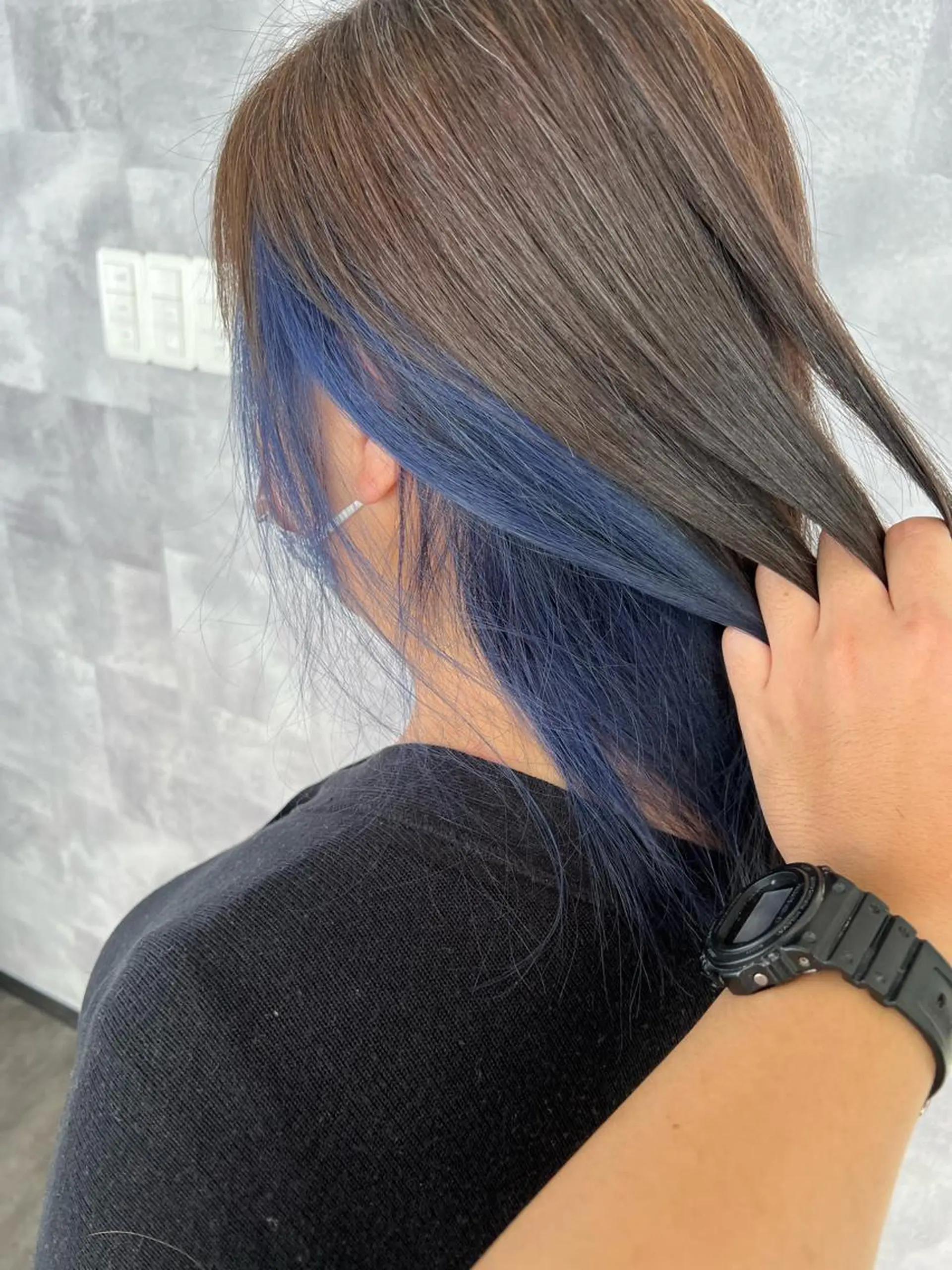 ミディアム カラー レイヤーカット ✨藤原のヘアスタイル