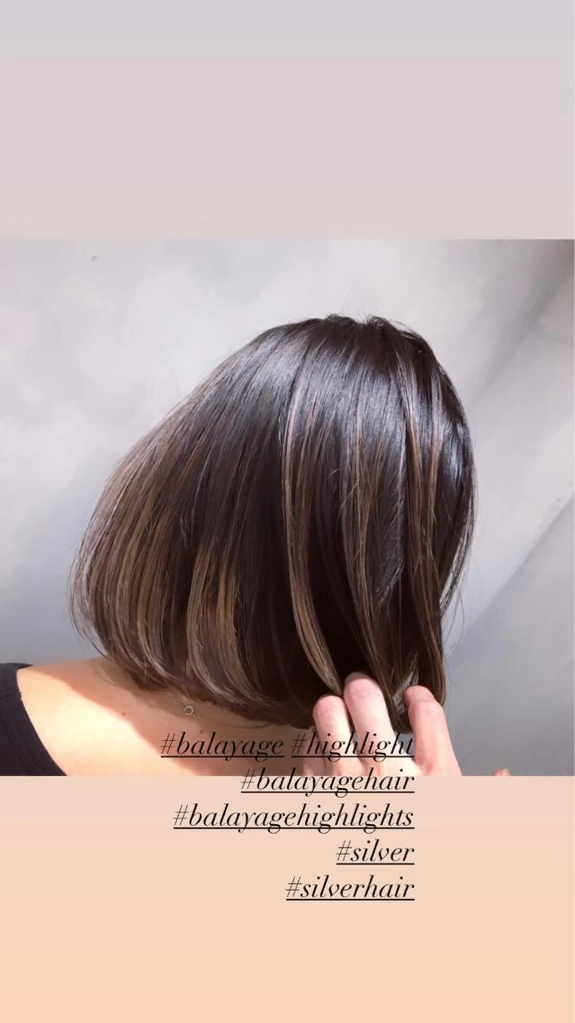 ミディアム カラー 髪質改善⭐️ 桜場のヘアスタイル