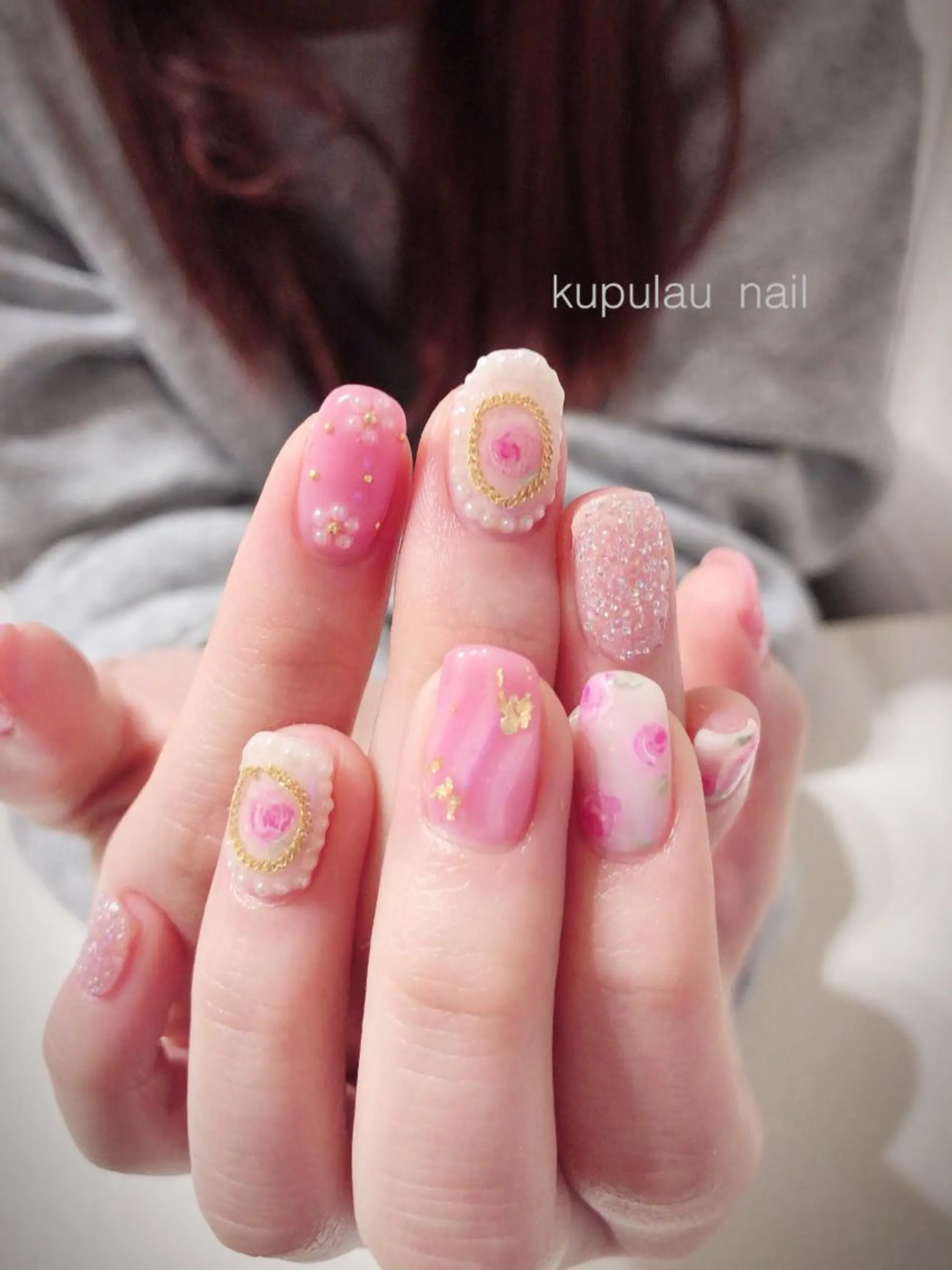 ネイル ピンク ハンドネイル * haruのネイルデザイン