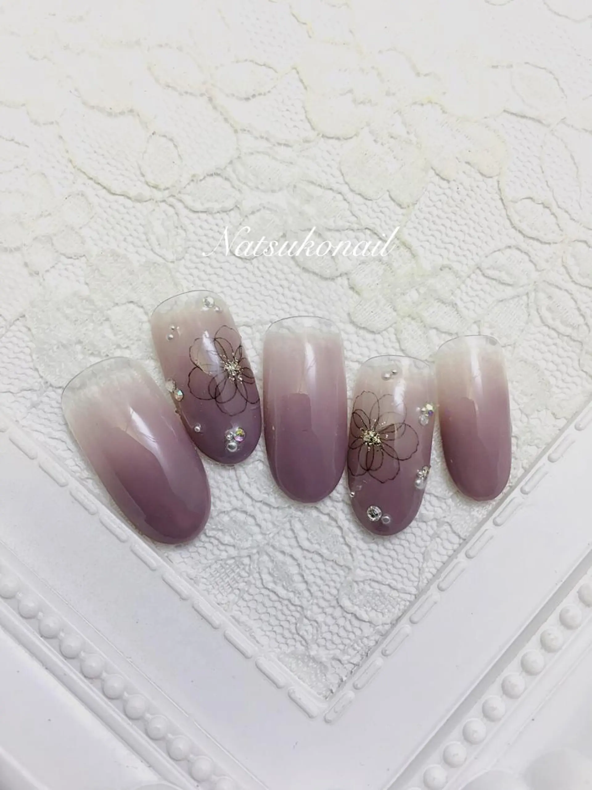 ネイル グラデーション NATSUKO NAILのネイルデザイン
