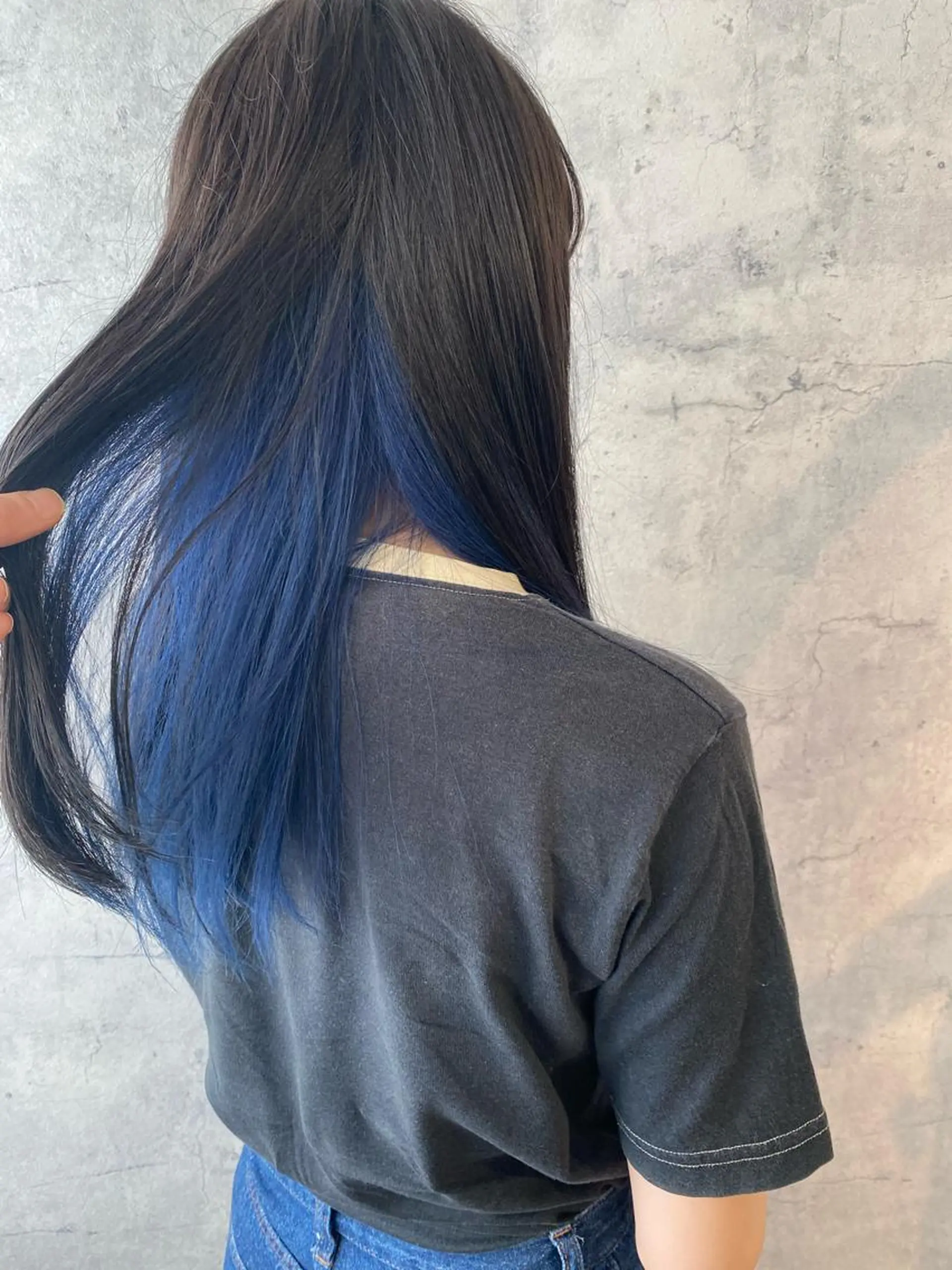 ロング ヘアカラー トリートメント アンソニー ショウゴのヘアスタイル