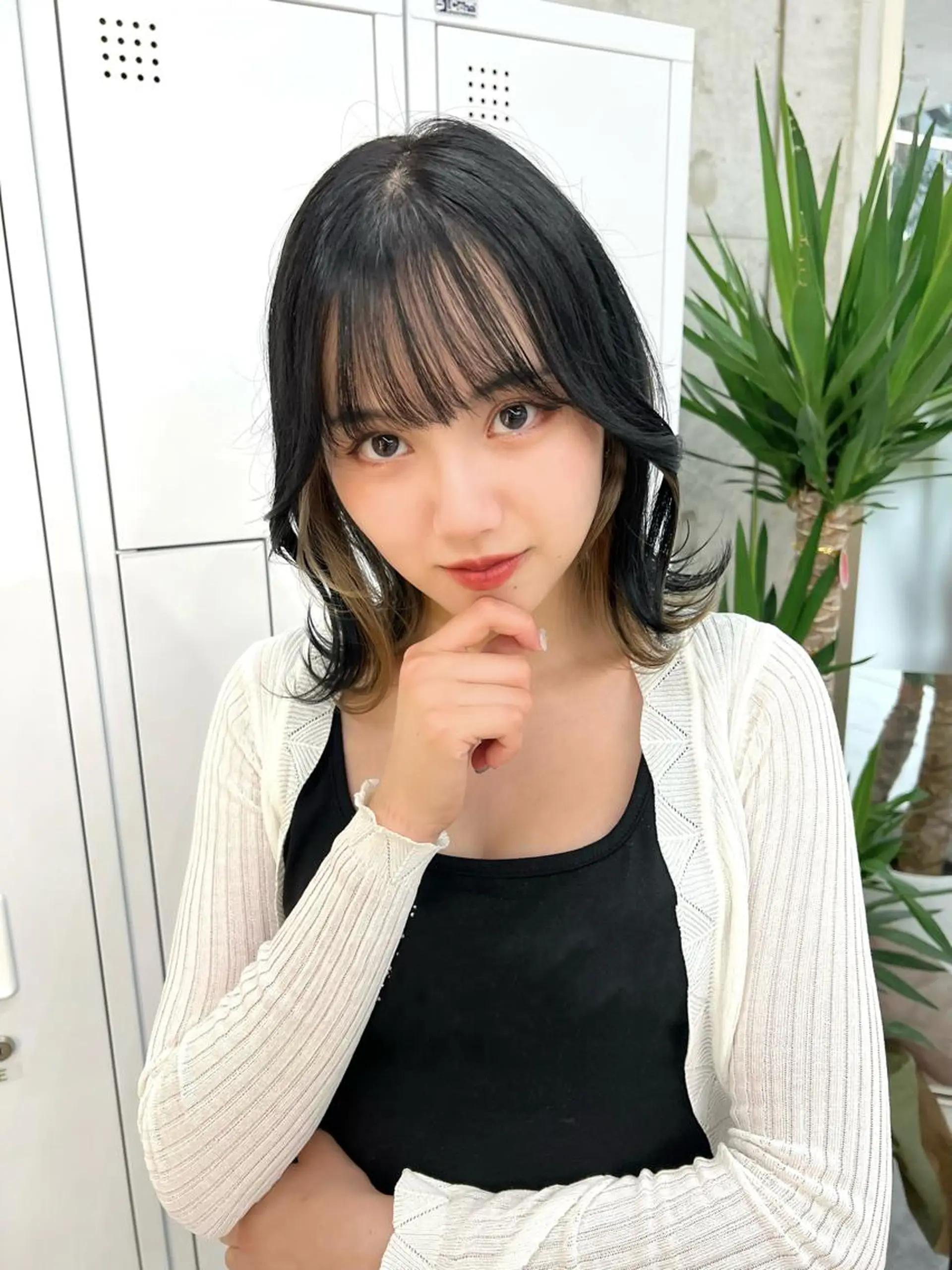 ミディアム 🫧ふじたまゆ🫧 レイヤーカット✂︎のヘアスタイル