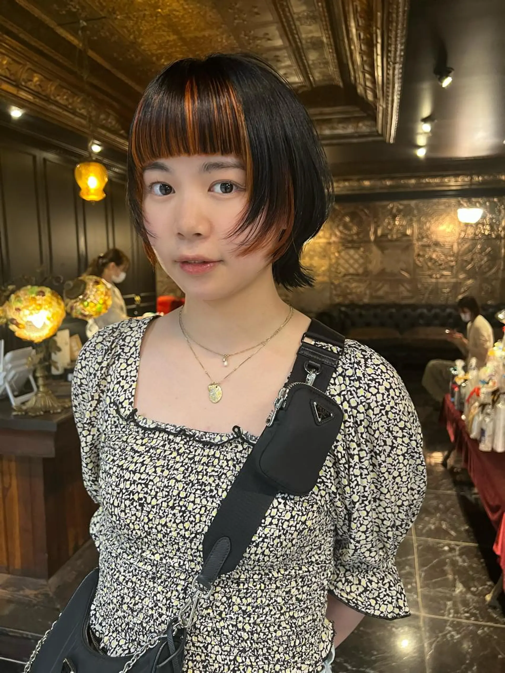 ミディアム カラー 圧倒的デザイン力 店長🎨RENAのヘアスタイル