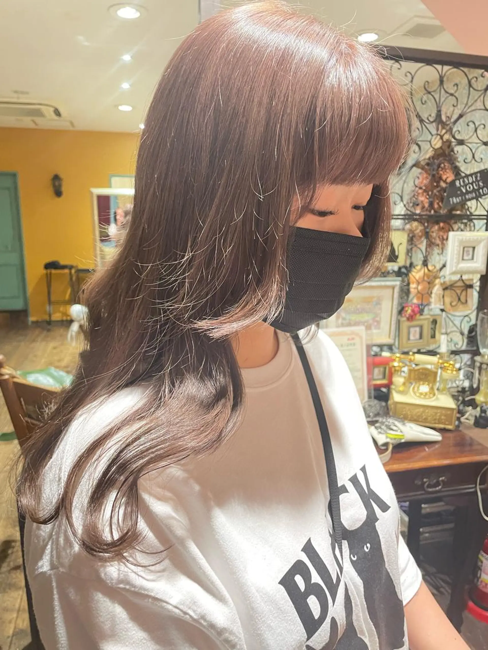 セミロング カラー 木村 あかりのヘアスタイル