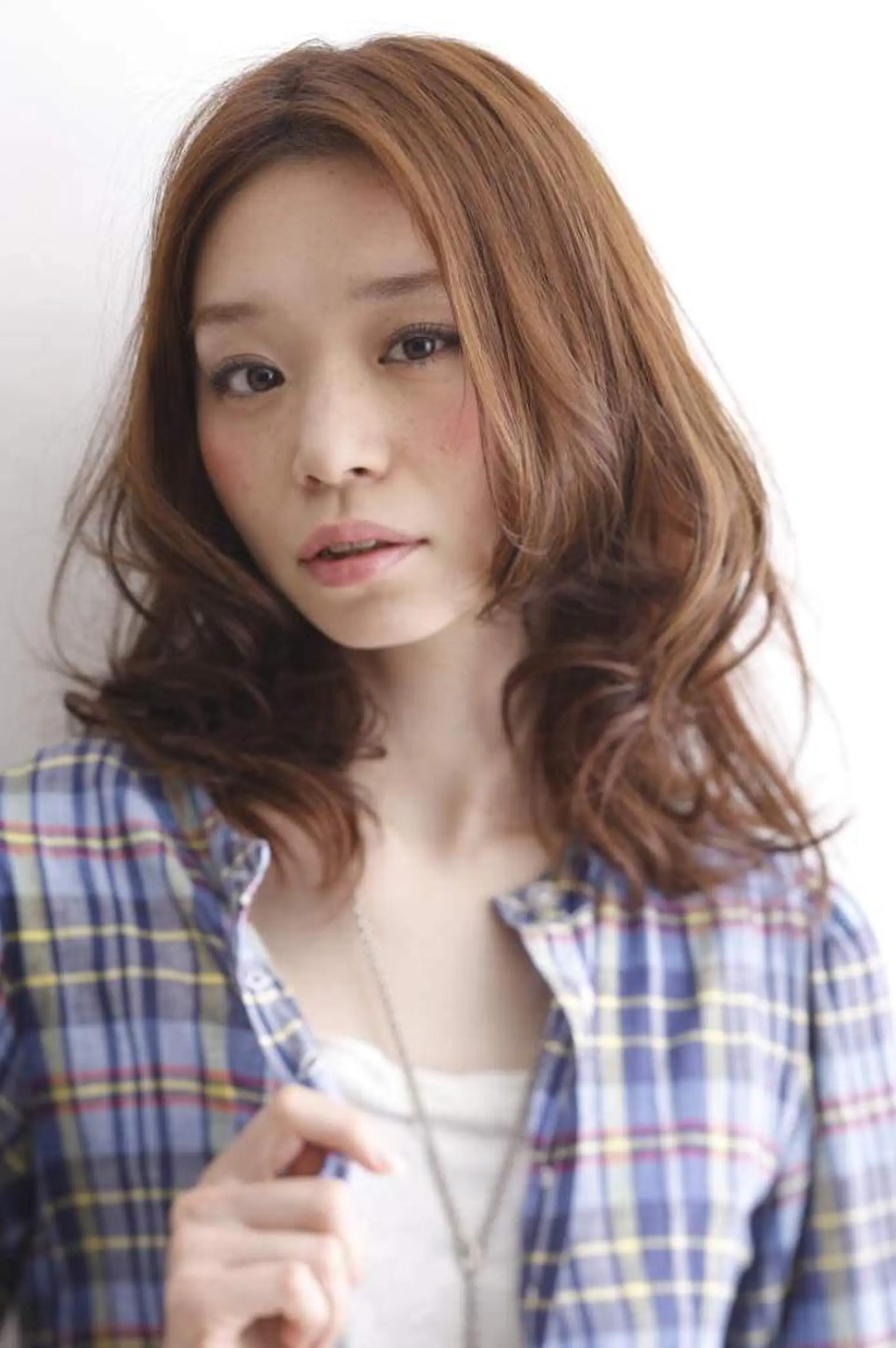 ミディアム パーマ ミディアムパーマ パーマ 隈本 大地のヘアスタイル