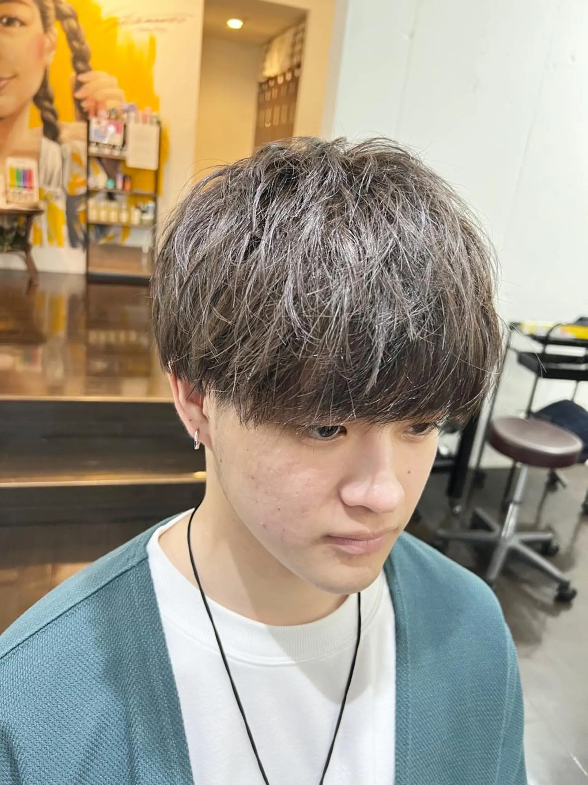 カラー パーマ ヘアアレンジ メンズ 名古屋駅/トップス タイリスト/大黒拓哉のヘアスタイル