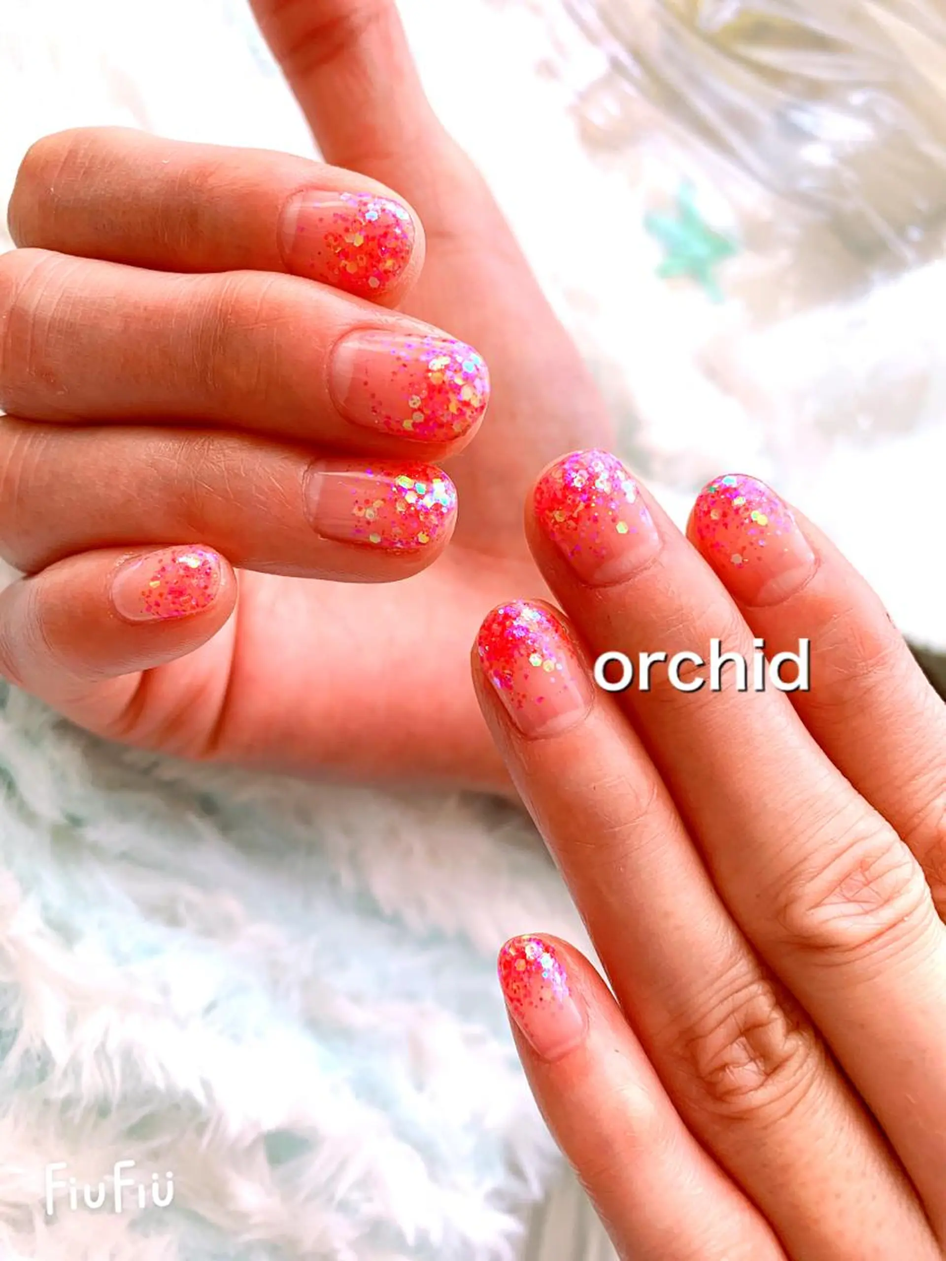 ネイル ハンドネイル フットネイル orchid ♡オーキッドのネイルデザイン