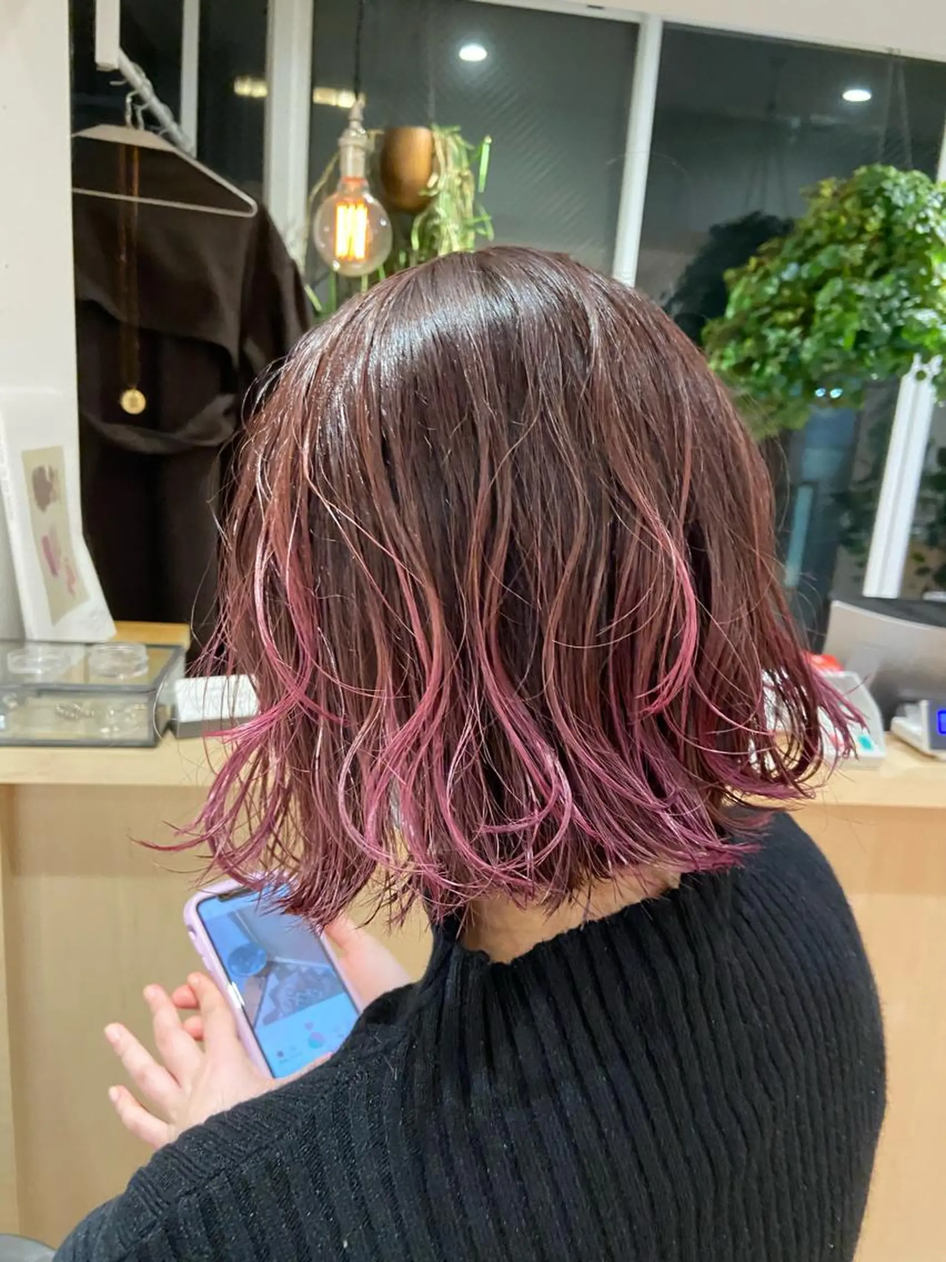 ミディアム カラー 🟩くすみカラー/ボ ブ/ショート/大司のヘアスタイル