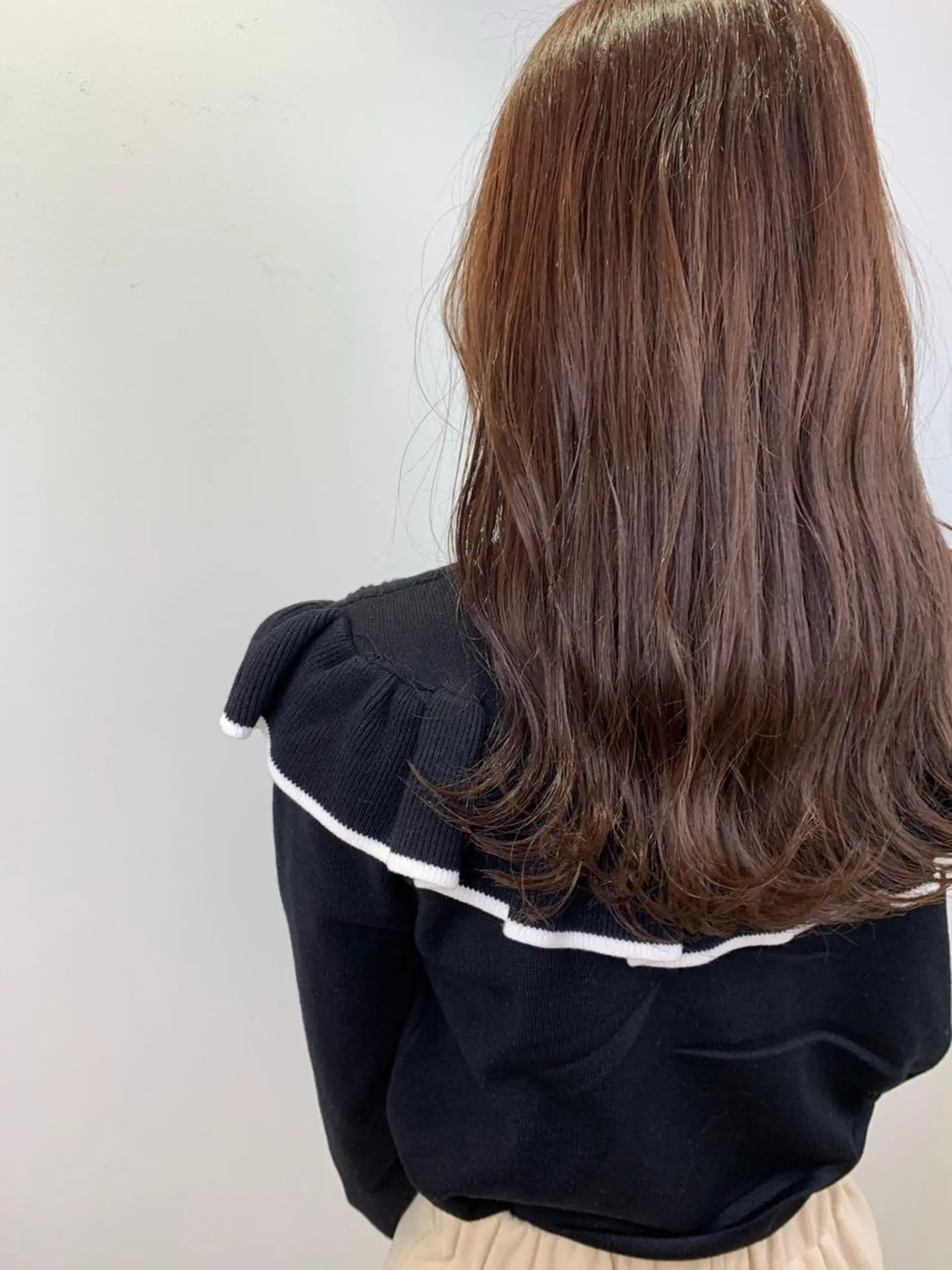 セミロング カラー ベージュカラー ピンクカラー ピンクベージュ 【美髪を叶える】中谷 彰宏（アキ)のヘアスタイル